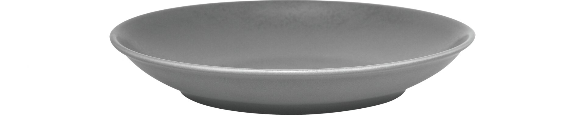 Coupteller tief 280 mm grau