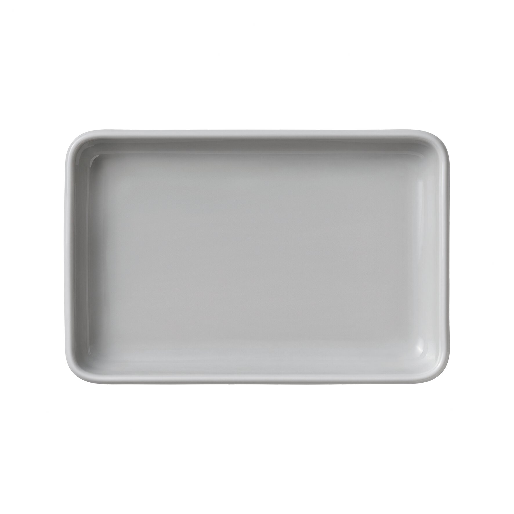 Platte rechteckig 186 x 123 mm / 0,35 l grau Airflow Essenta