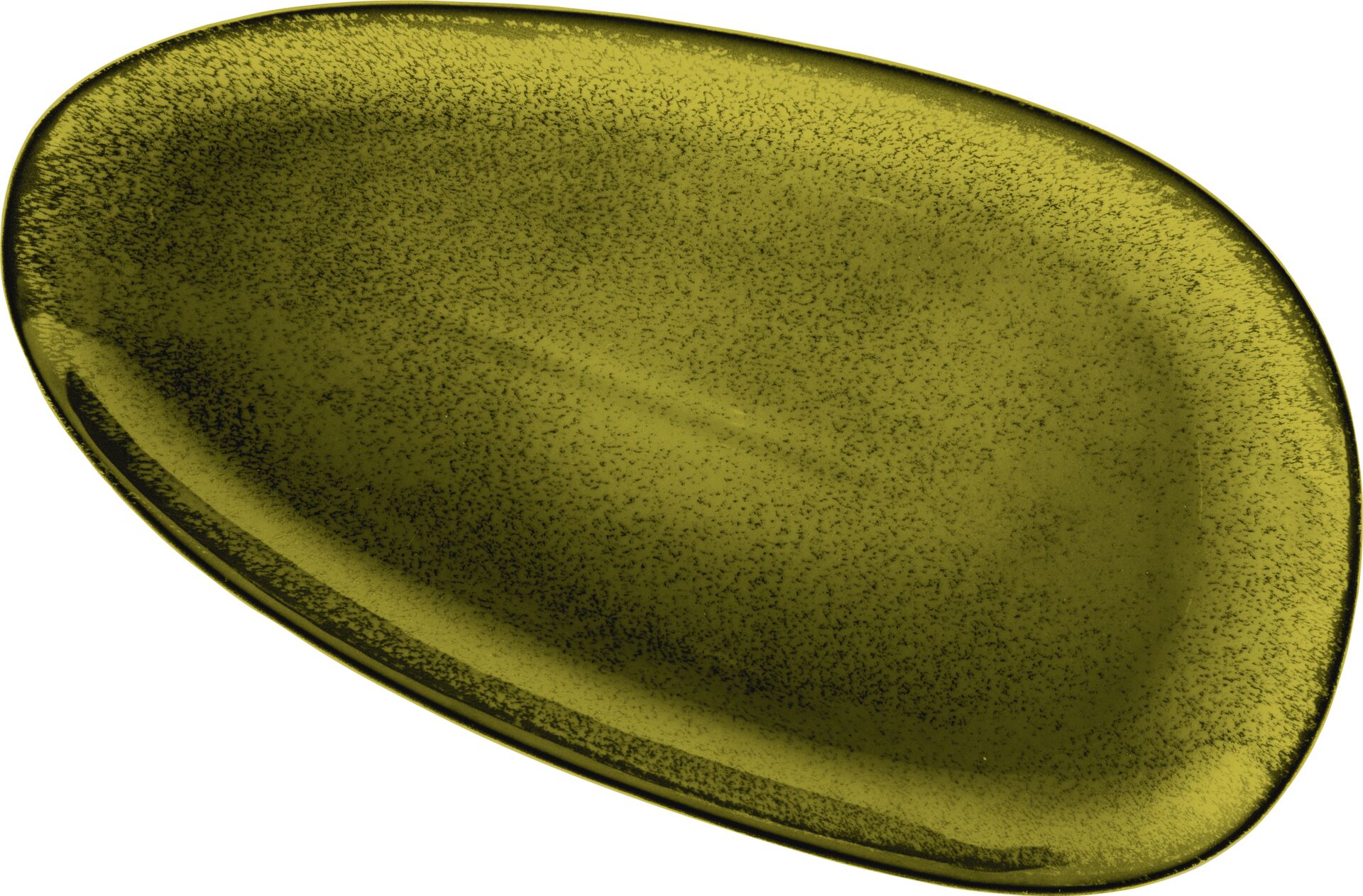 Porzellanserie "Spices" Green Pepper Pla tte oval 38,5x20,5 Spices Green Pepper
