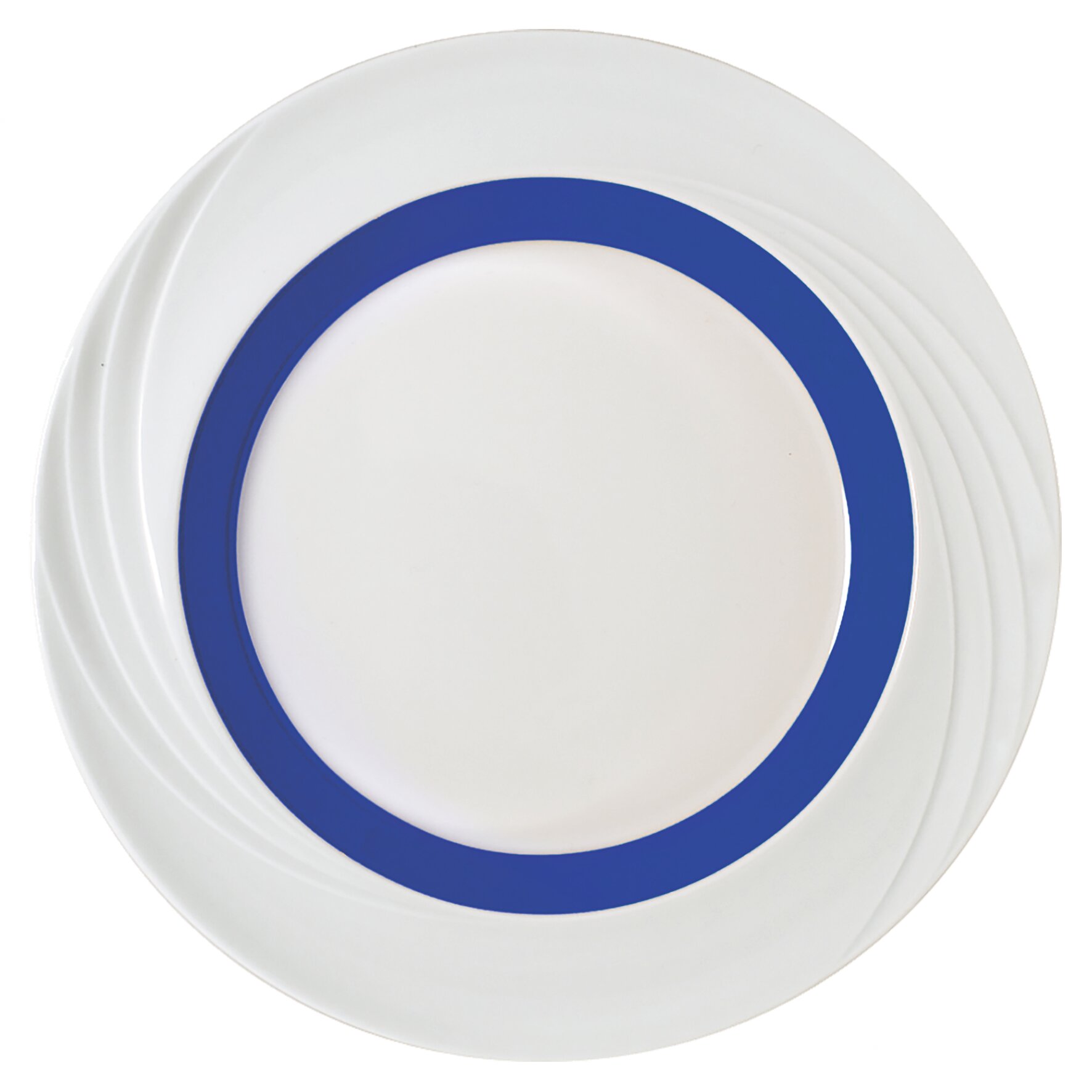 Spezialteller flach mit Fahne 241 mm dunkelblau Donna Senior