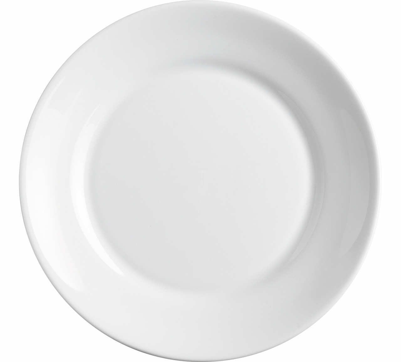 Teller flach 252 mm weiß Careware Universal White