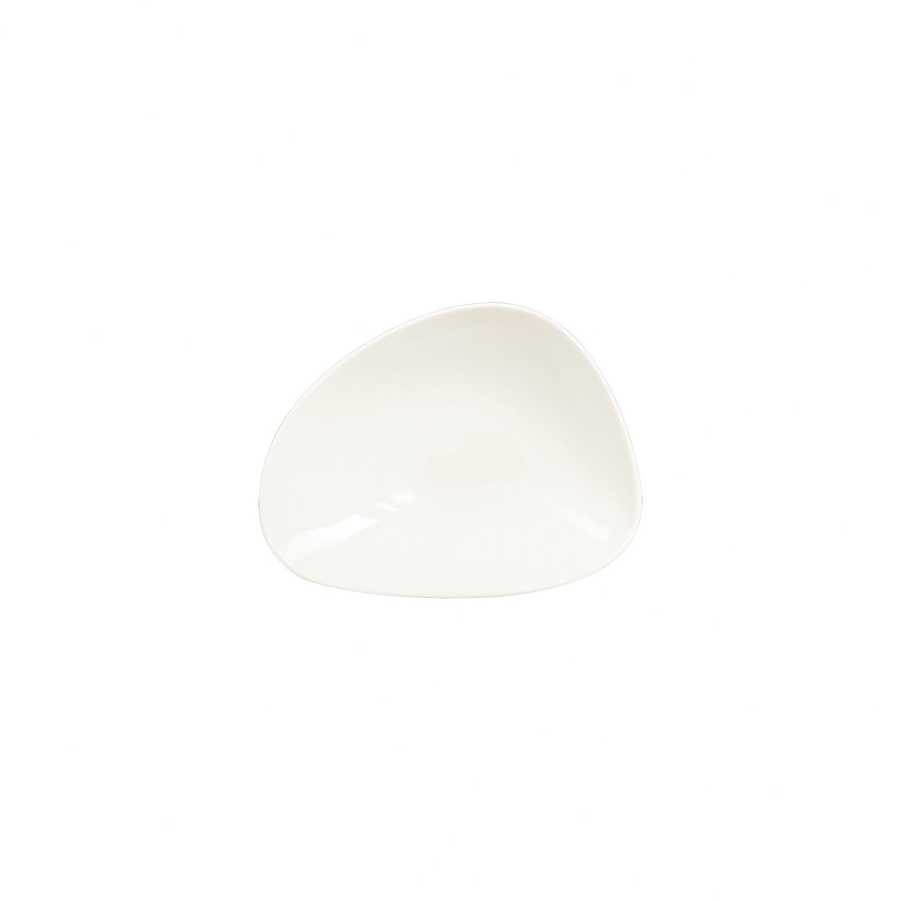 Salatschale shaped 190 x 150 mm / 0,35 l plain-white