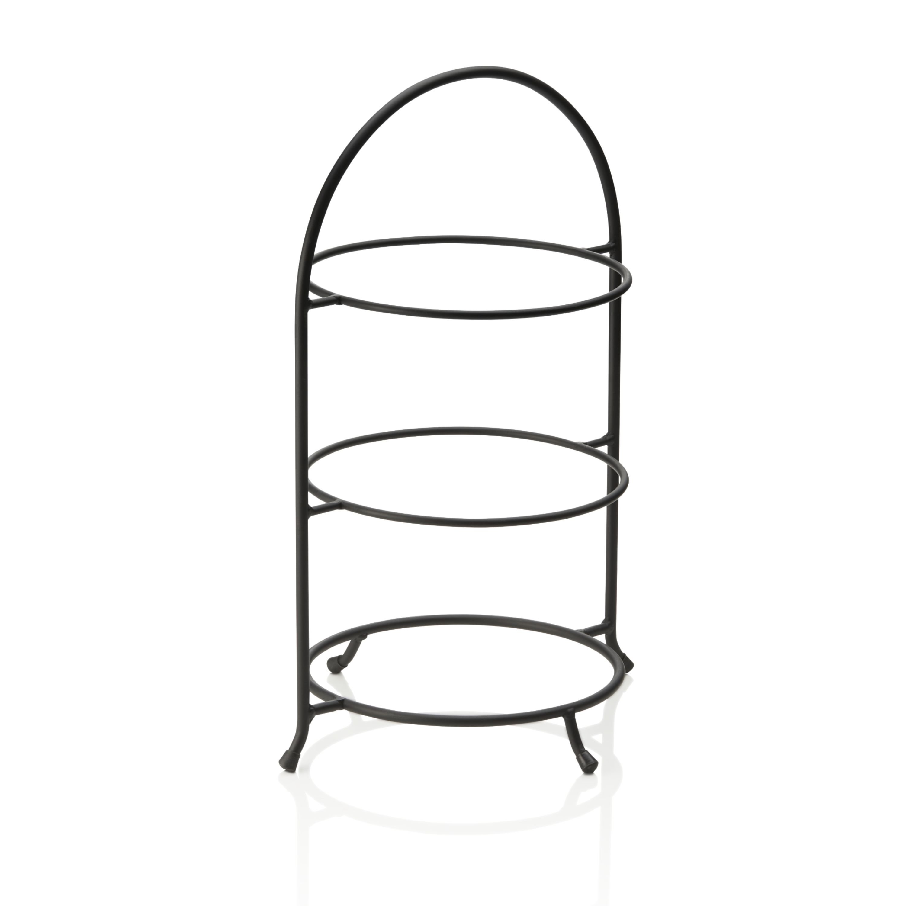 Etagere 3 ebenen, schwarz