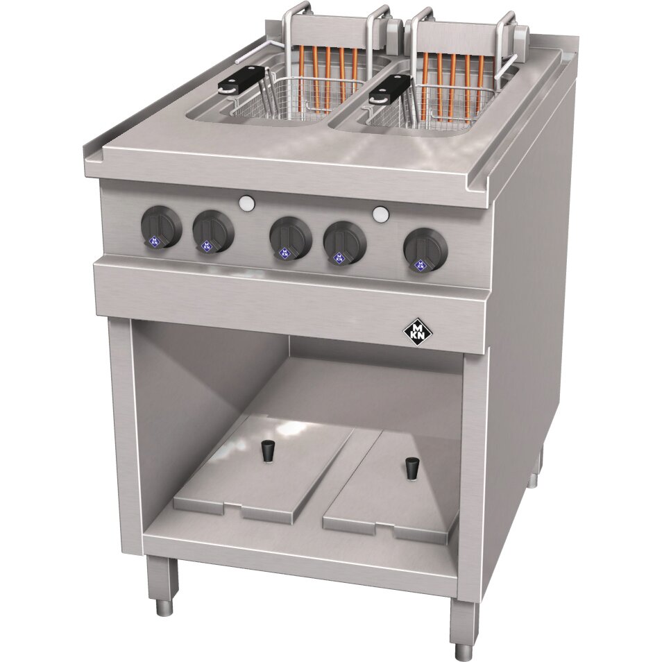 Elektro-Fritteuse 2 x 12,50 l /London II 12,00 kW / 600 x 850 x 700 mm + Zusatz