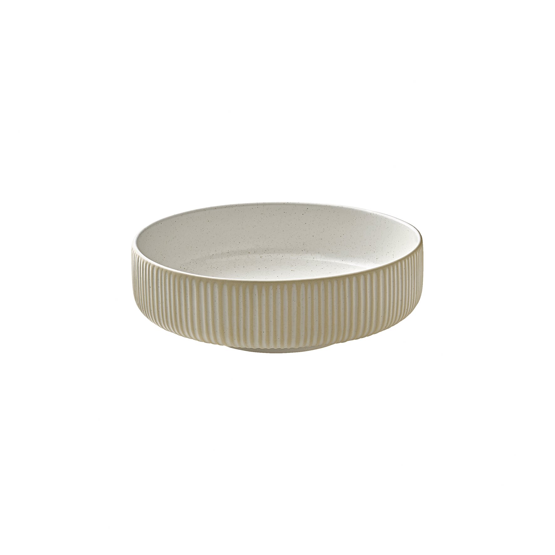 Schale rund Relief 120 mm / 0,33 l weiß Nara weiß