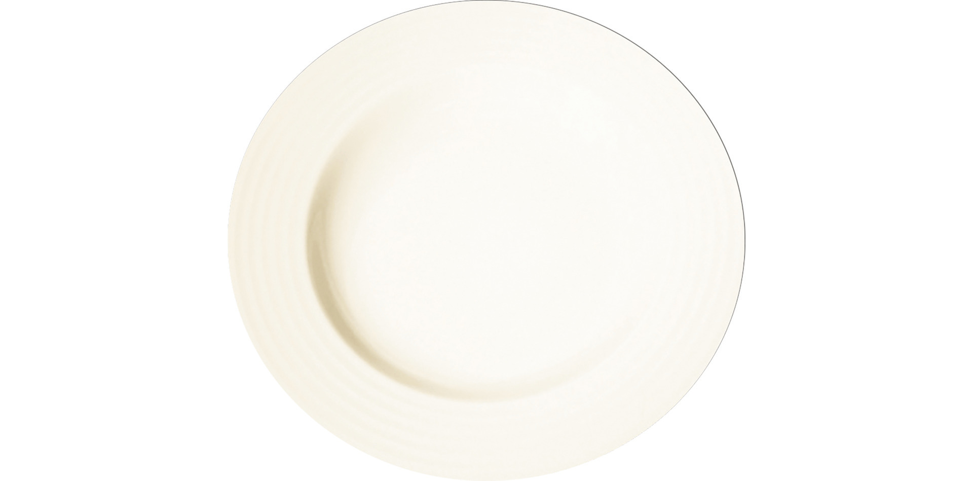Teller tief 230 mm crème