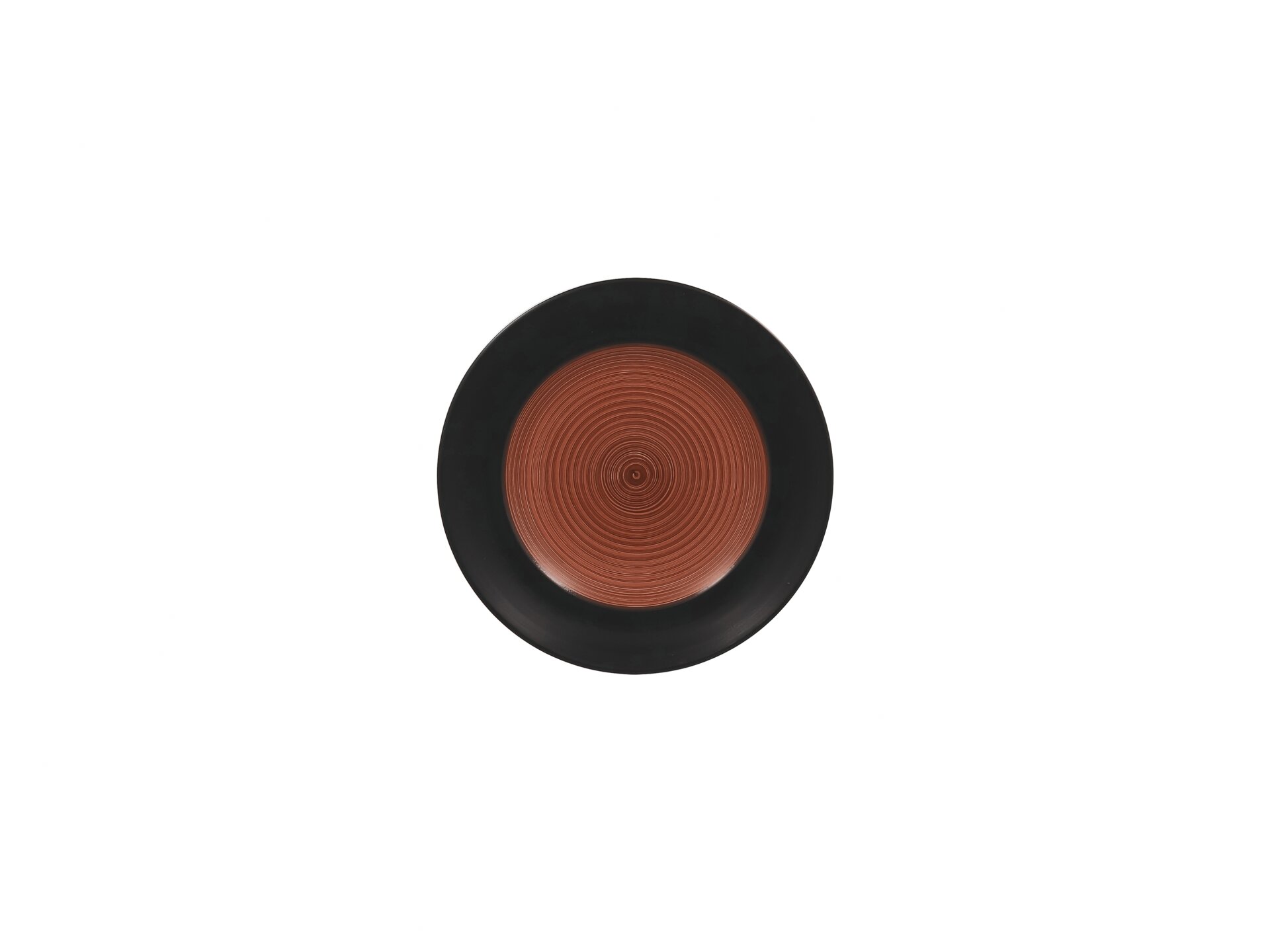 Teller flach rund 170 mm walnut