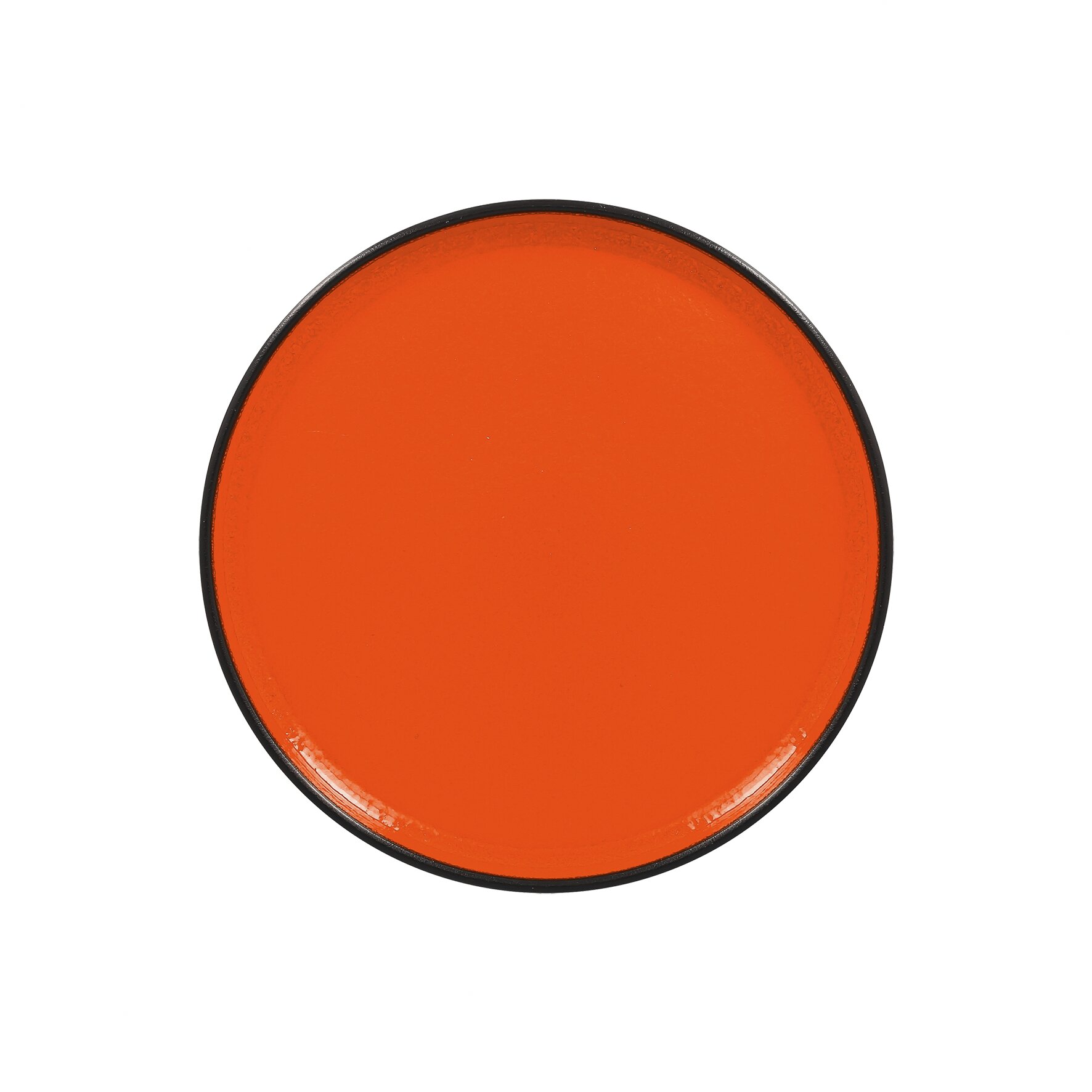 Teller flach ohne Rand 230 mm orange auch als Deckel für Teller tief FRNODP23