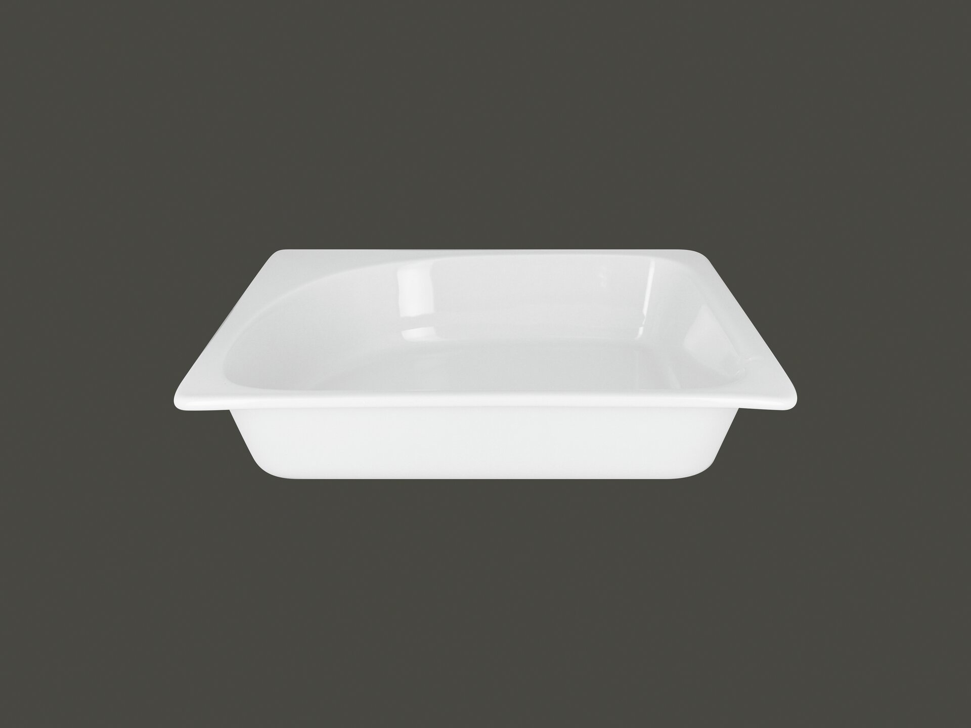 GN-Schale GN 1/2 325 x 265 x 65 mm / 3,30 l plain-white Zamma