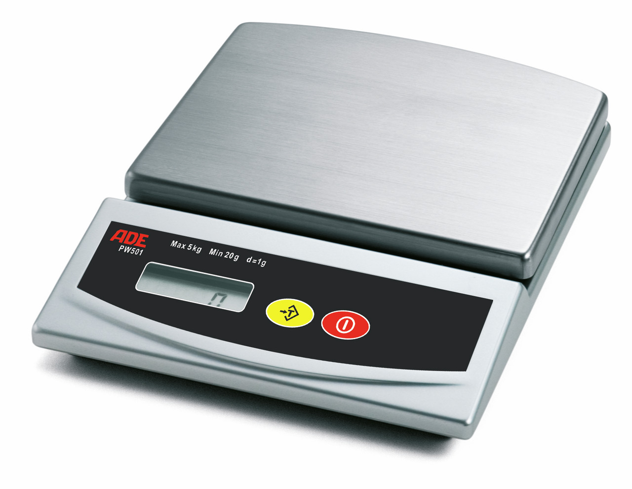 Elektronische Portionswaage bis 5 kg Batteriebetrieb 177 x 223 x 38 mm