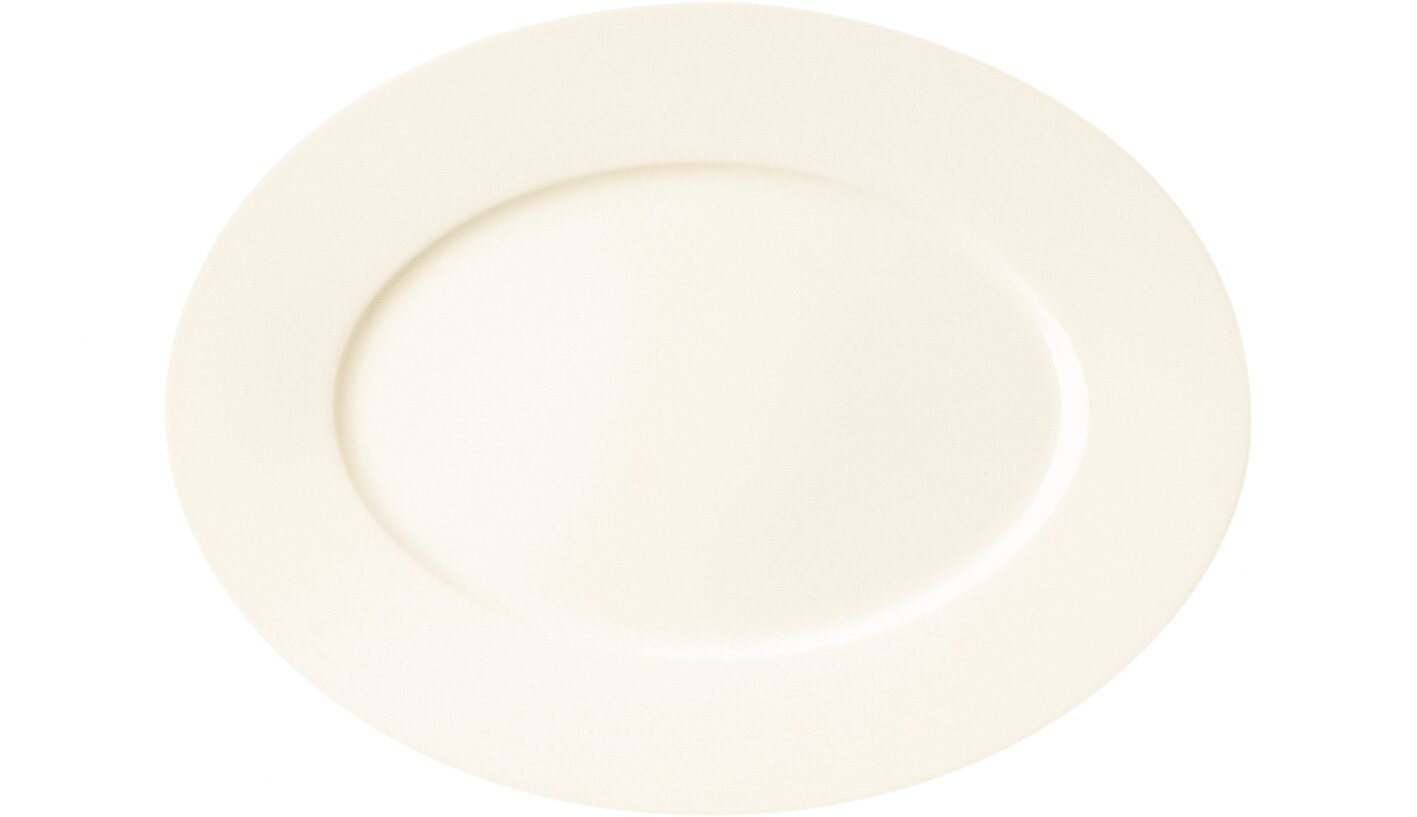 Platte oval 360 x 270 mm creme Fine Dine