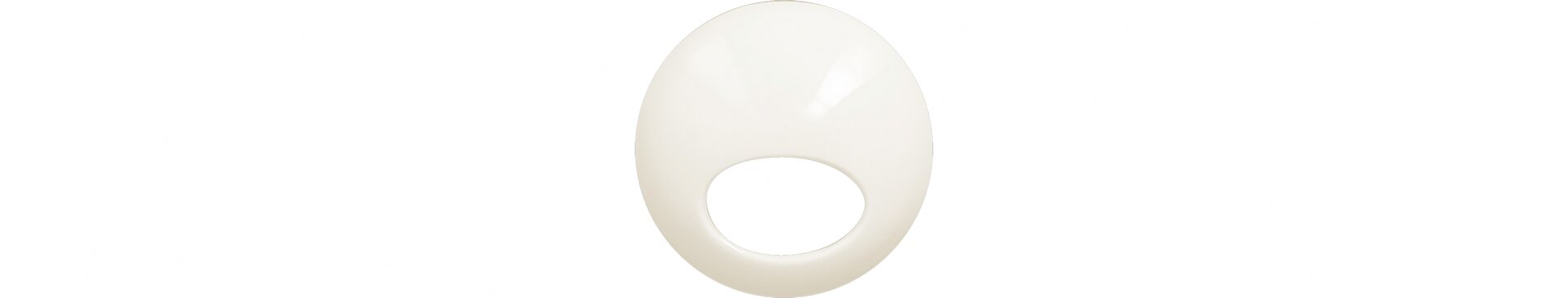 Deckel gewölbt ashore 85 mm plain-white