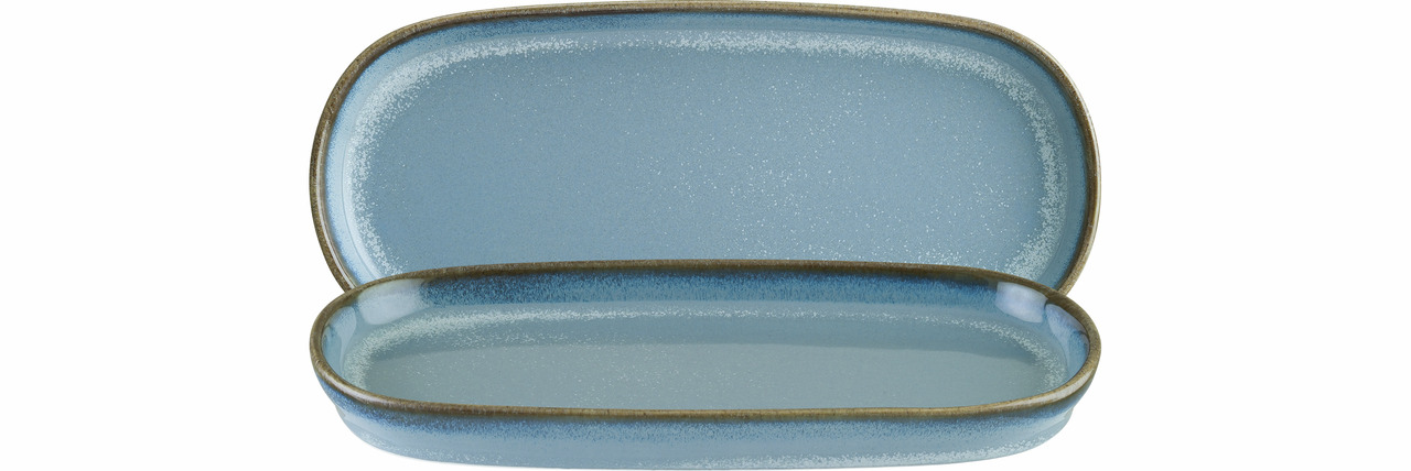 Platte tief oval Hygge 210 x 100 mm /  0,23 l Sky