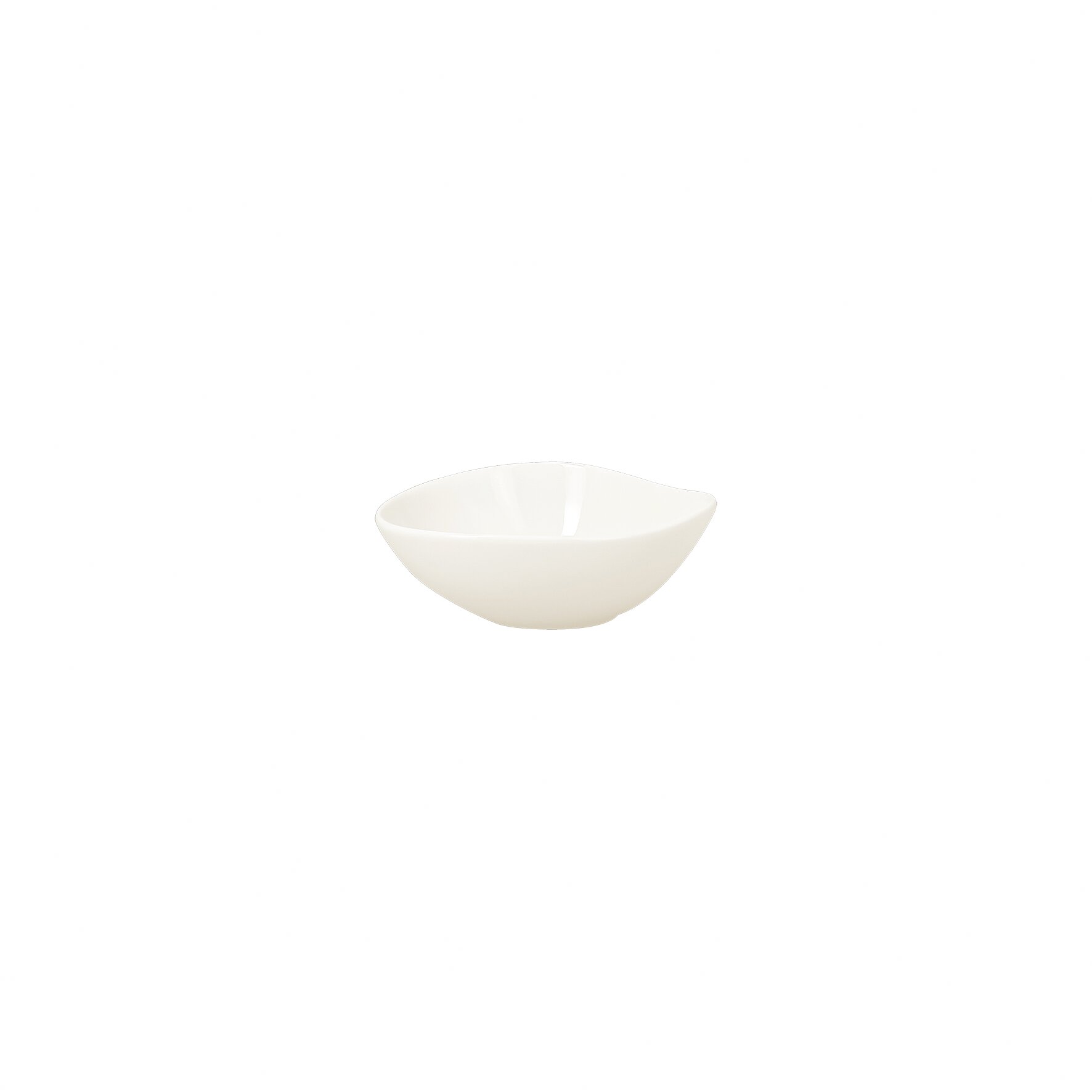 Salatschale shaped 140 x 110 mm / 0,27 l plain-white