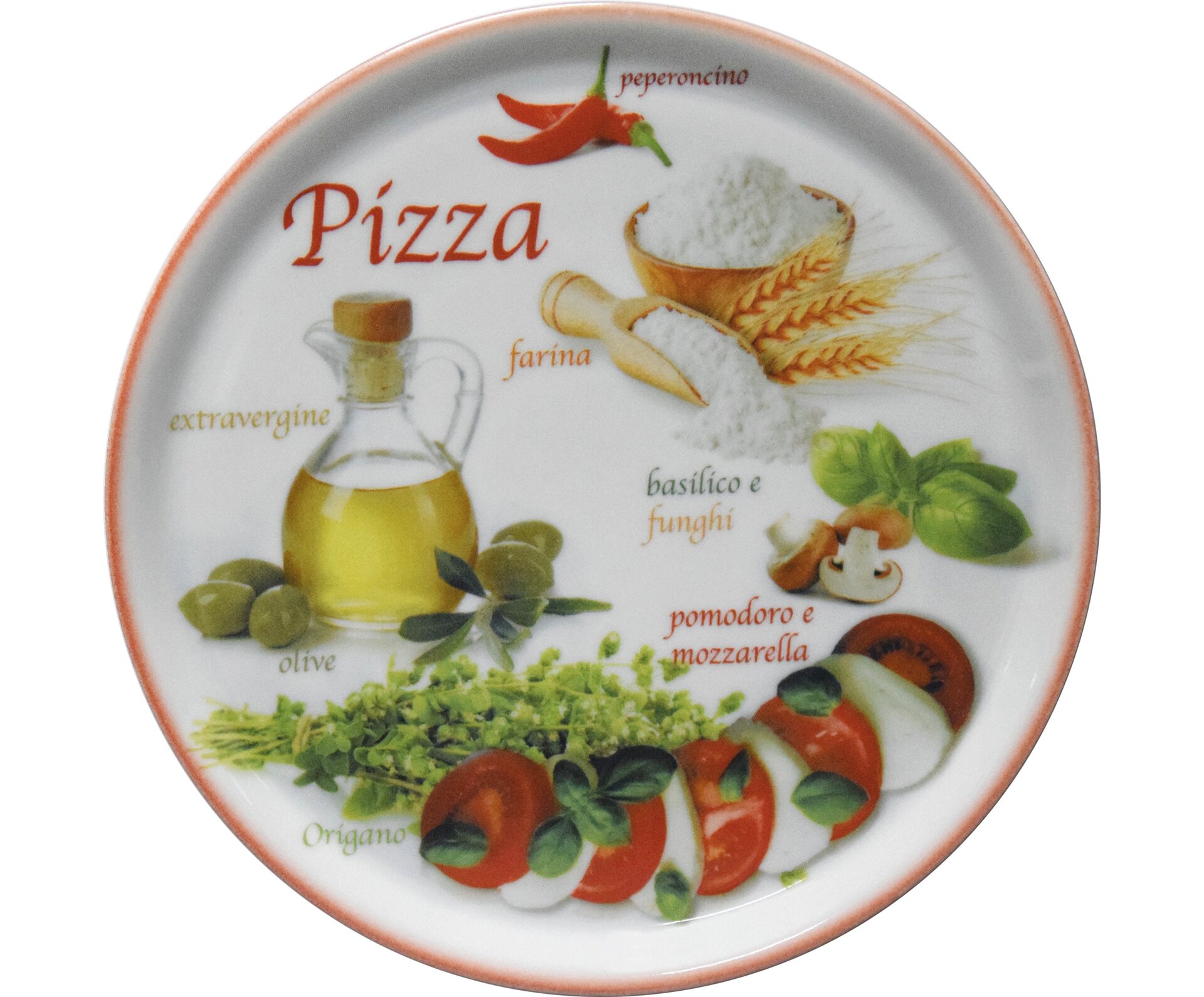 Pizzateller 310 mm Pizza-Foods Red Napoli