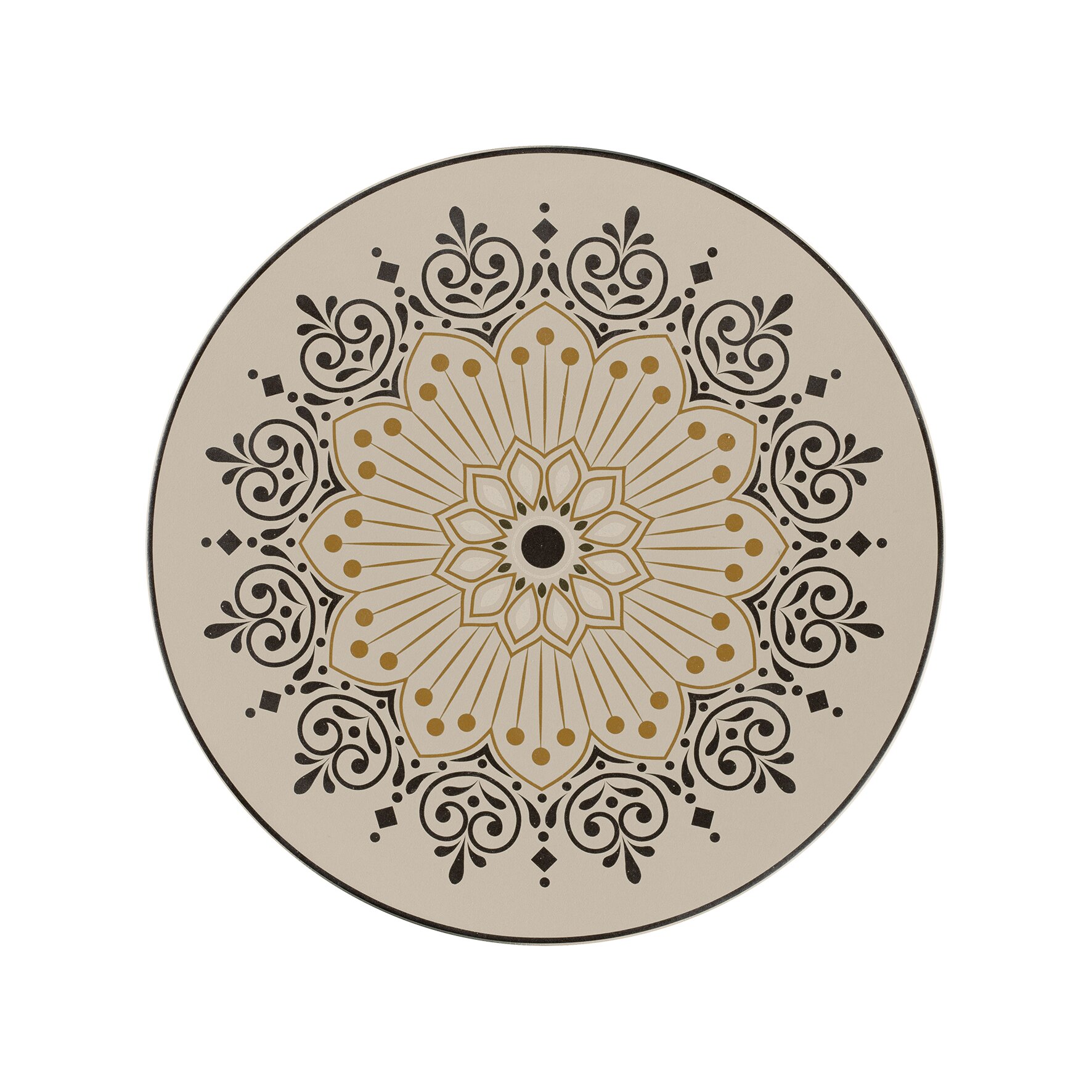Teller flach rund 265 mm Argila Cartagena