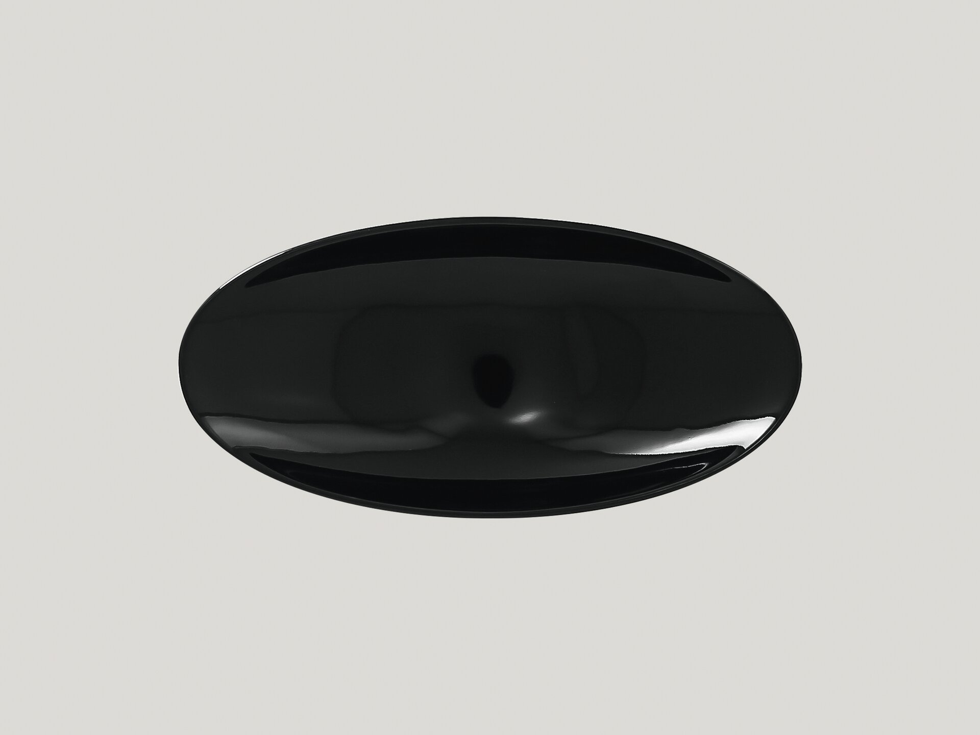 Schale oval 205 x 100 mm / 0,20 l schwarz