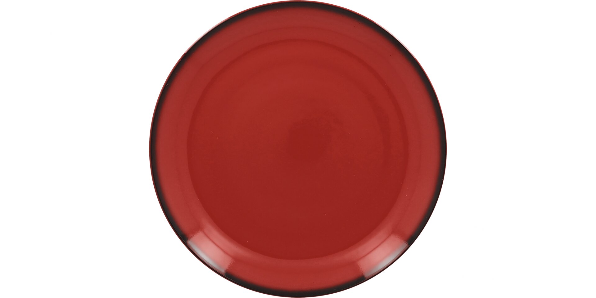 Coupteller flach 180 mm rot Lea