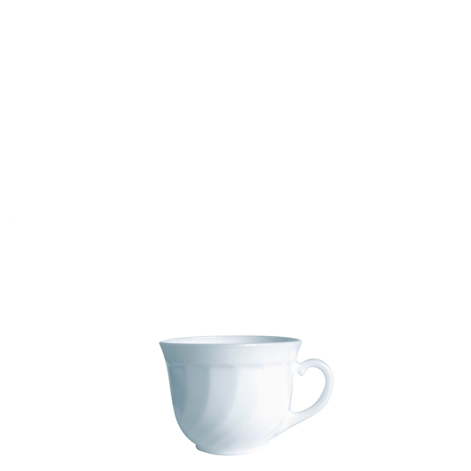 Tasse stapelbar 87 mm / 0,22 l uni weiß