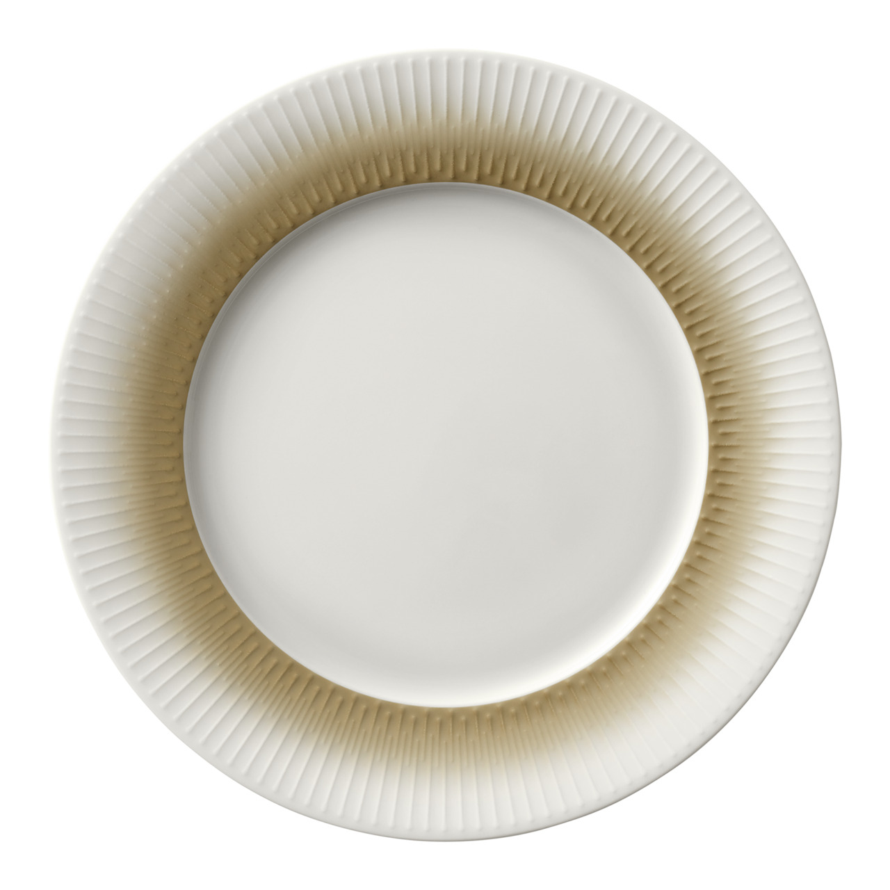 Teller flach mit Fahne 314 mm Relief Fringe