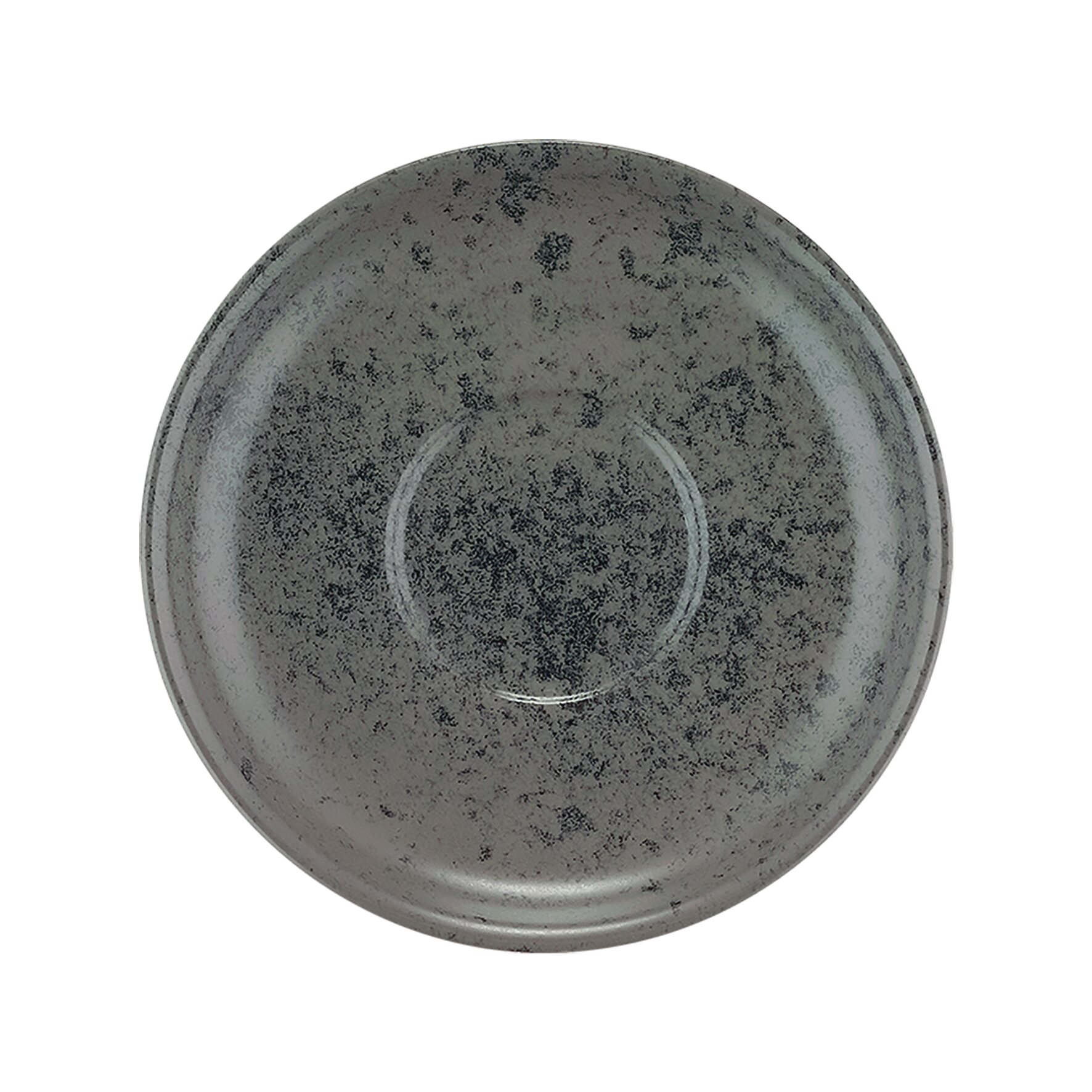 Kombi-Untertasse rund 156 mm black