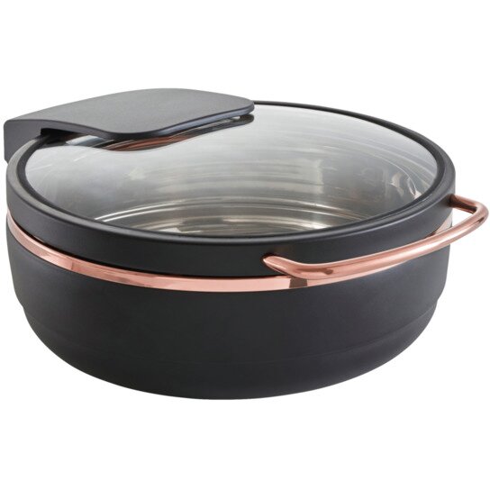Chafing Dish Induction Plus rund / schwarz / kupfer Excellent