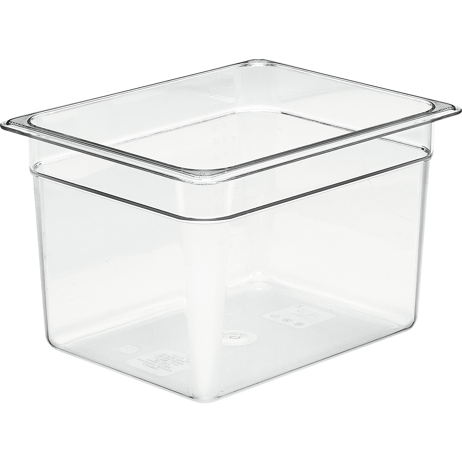 GN-Behälter GN 1/2 325 x 265 x 200 mm Copolymer BPA-frei transparent black