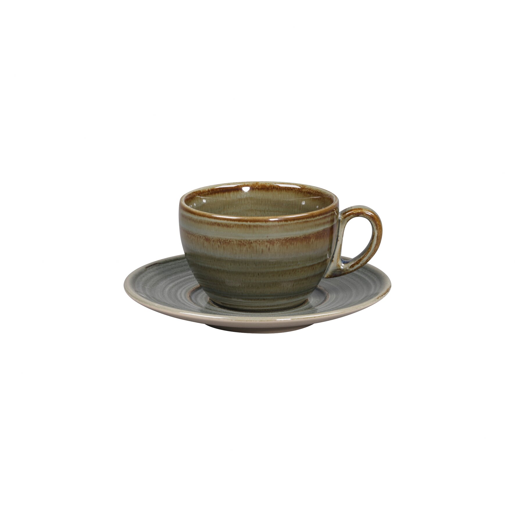 Kaffeeuntertasse 155 mm peridot green Spot Peridot Green