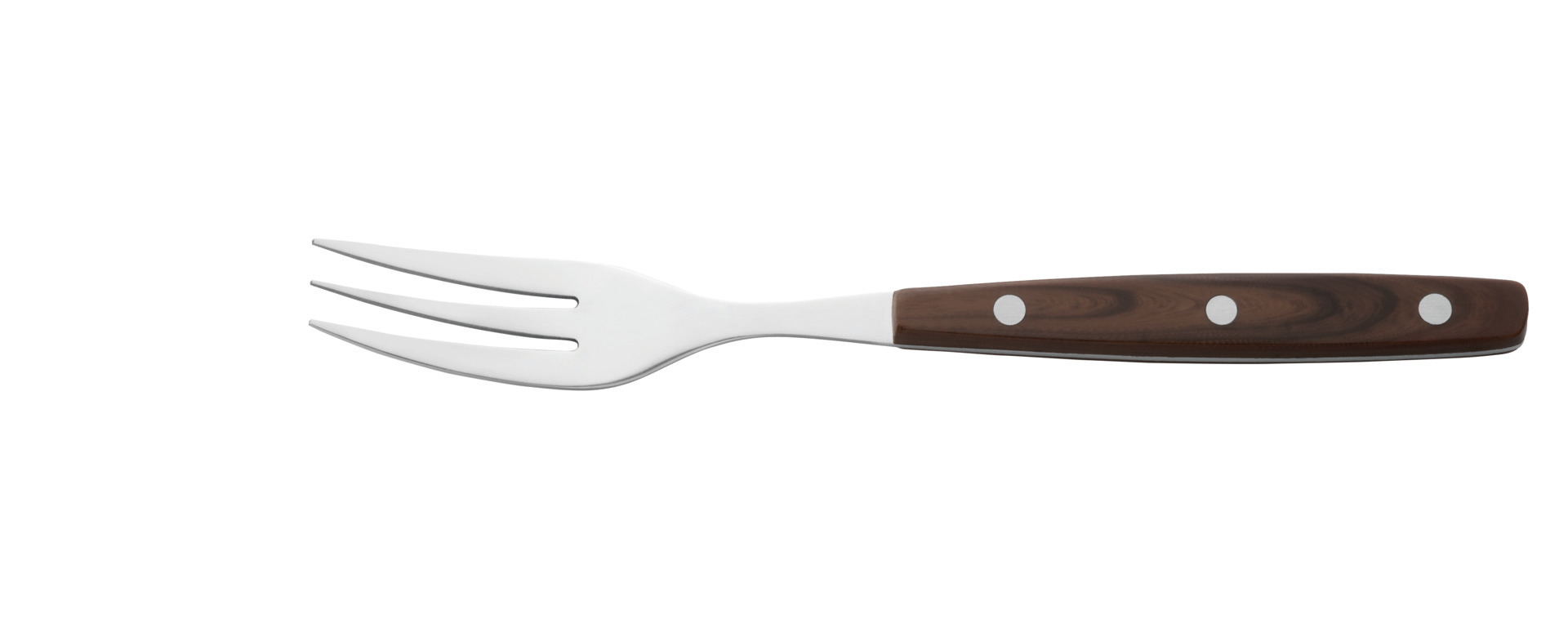 Steakgabel 210 mm Kunststoff mit Holzoptik