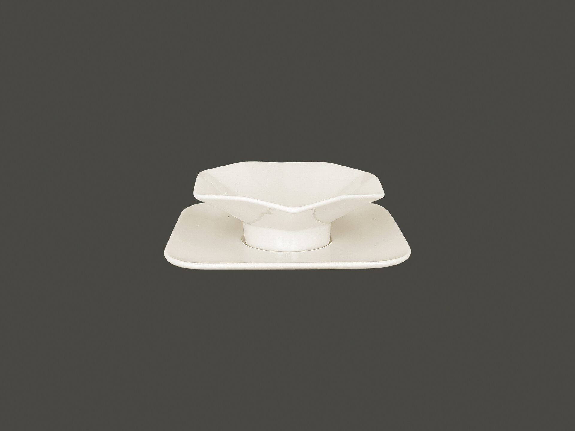 Schale Blumenform 160 x 160 x 50 mm / 0,21 l plain-white Aurea