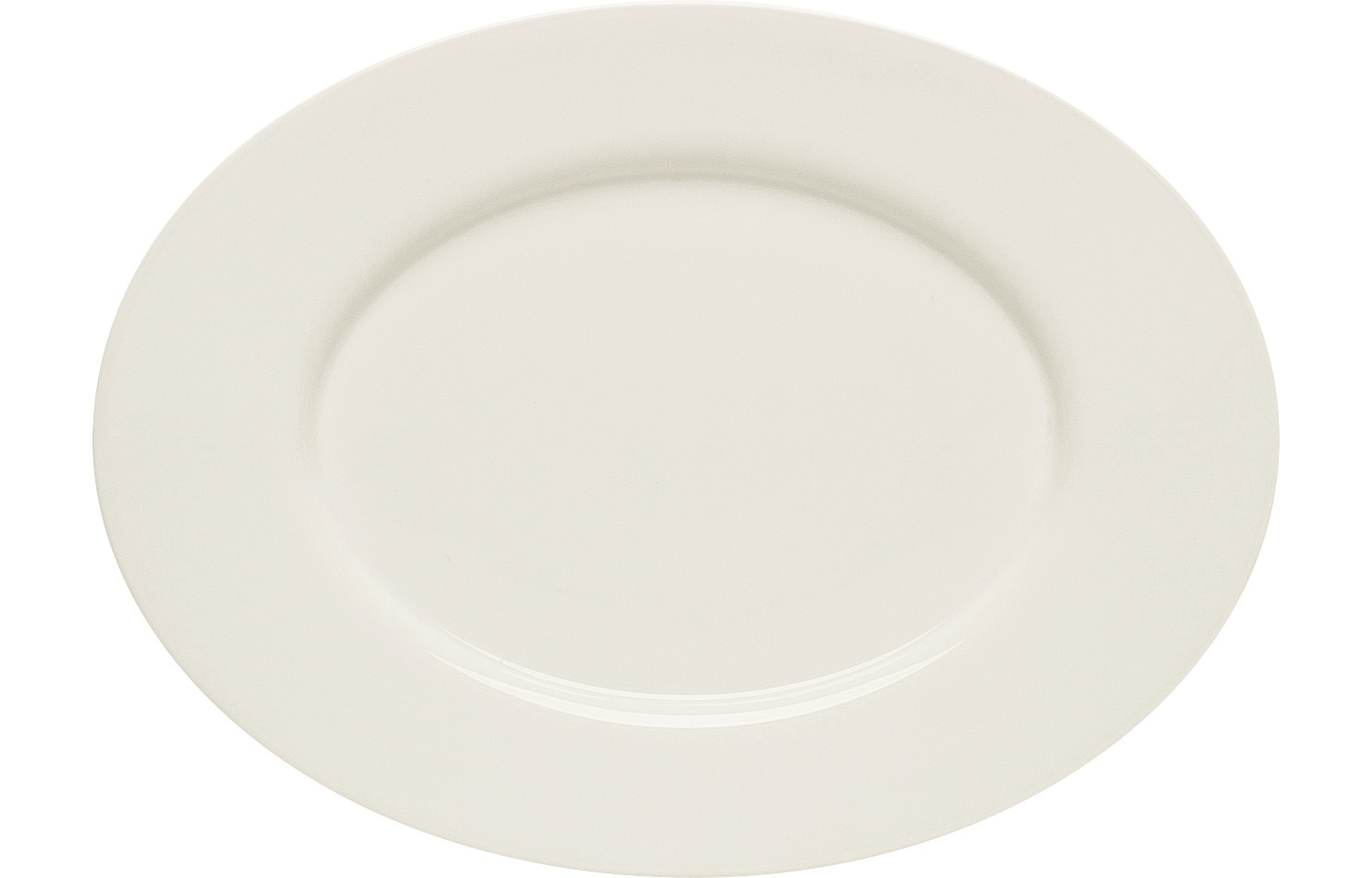 Platte oval mit Fahne 237 x 175 mm für 0,50 l Schale + 0,35 l Saucierer