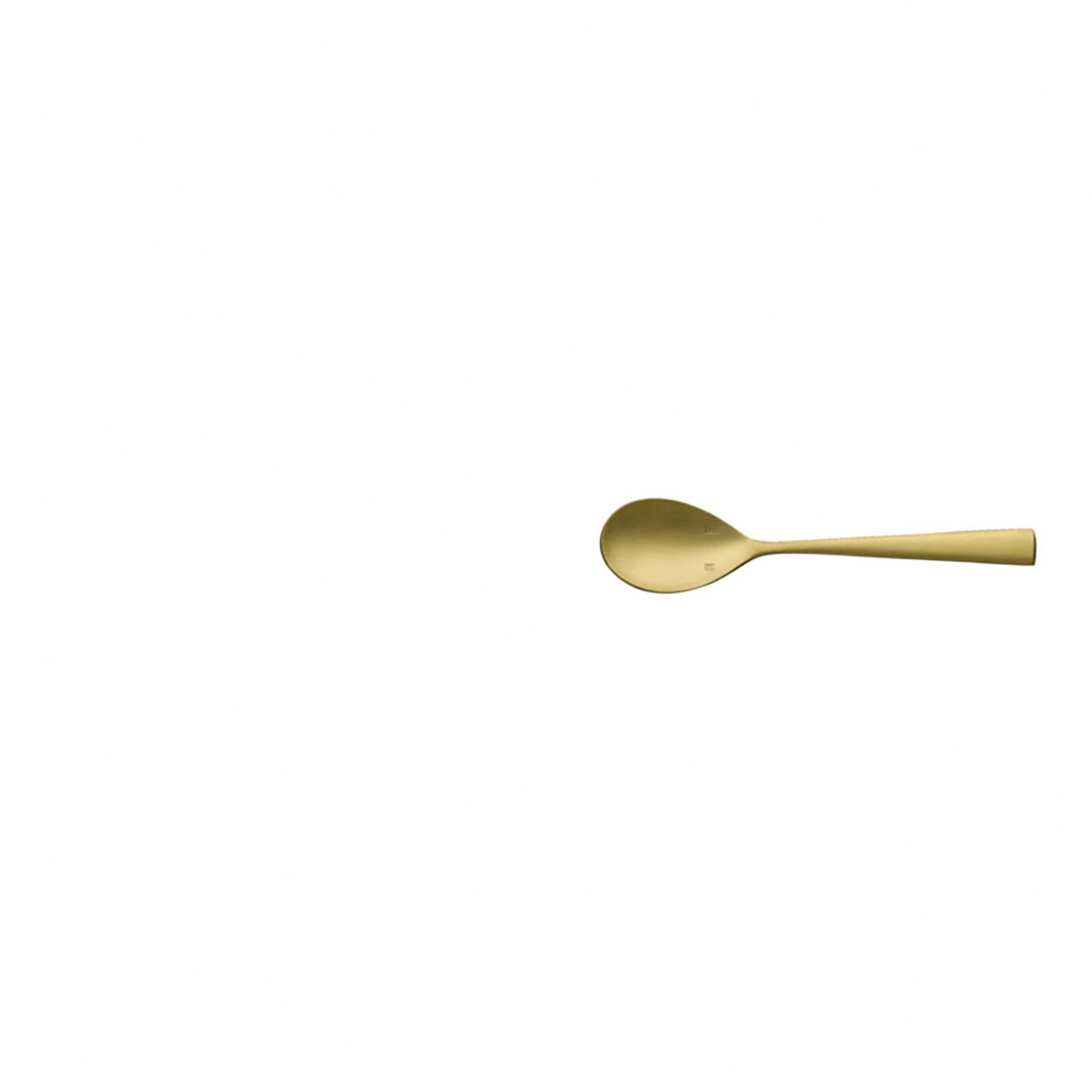 Moccalöffel 110 mm gebürstet PVD Gold Accent