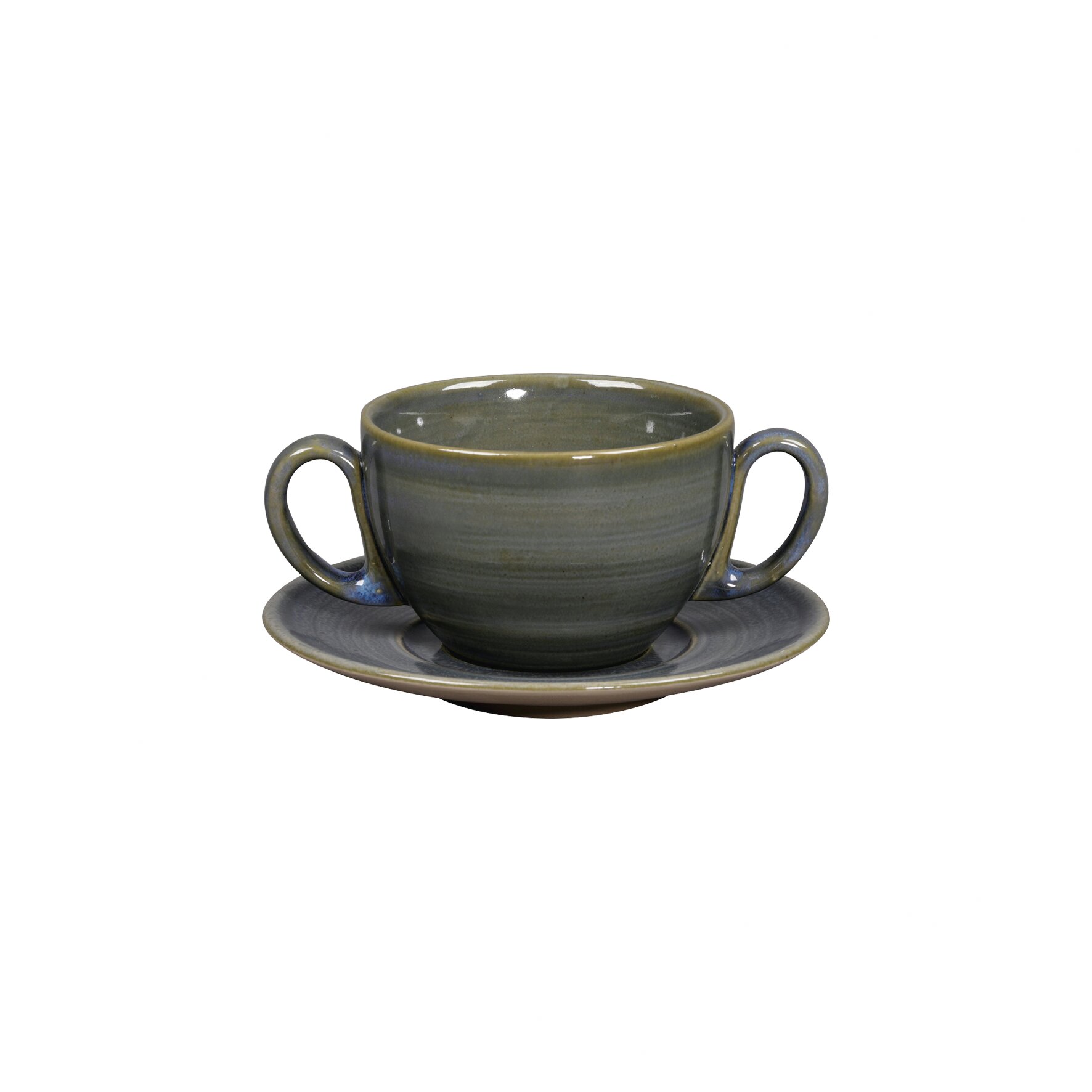 Kaffeeuntertasse 155 mm jade blue Spot Jade Blue