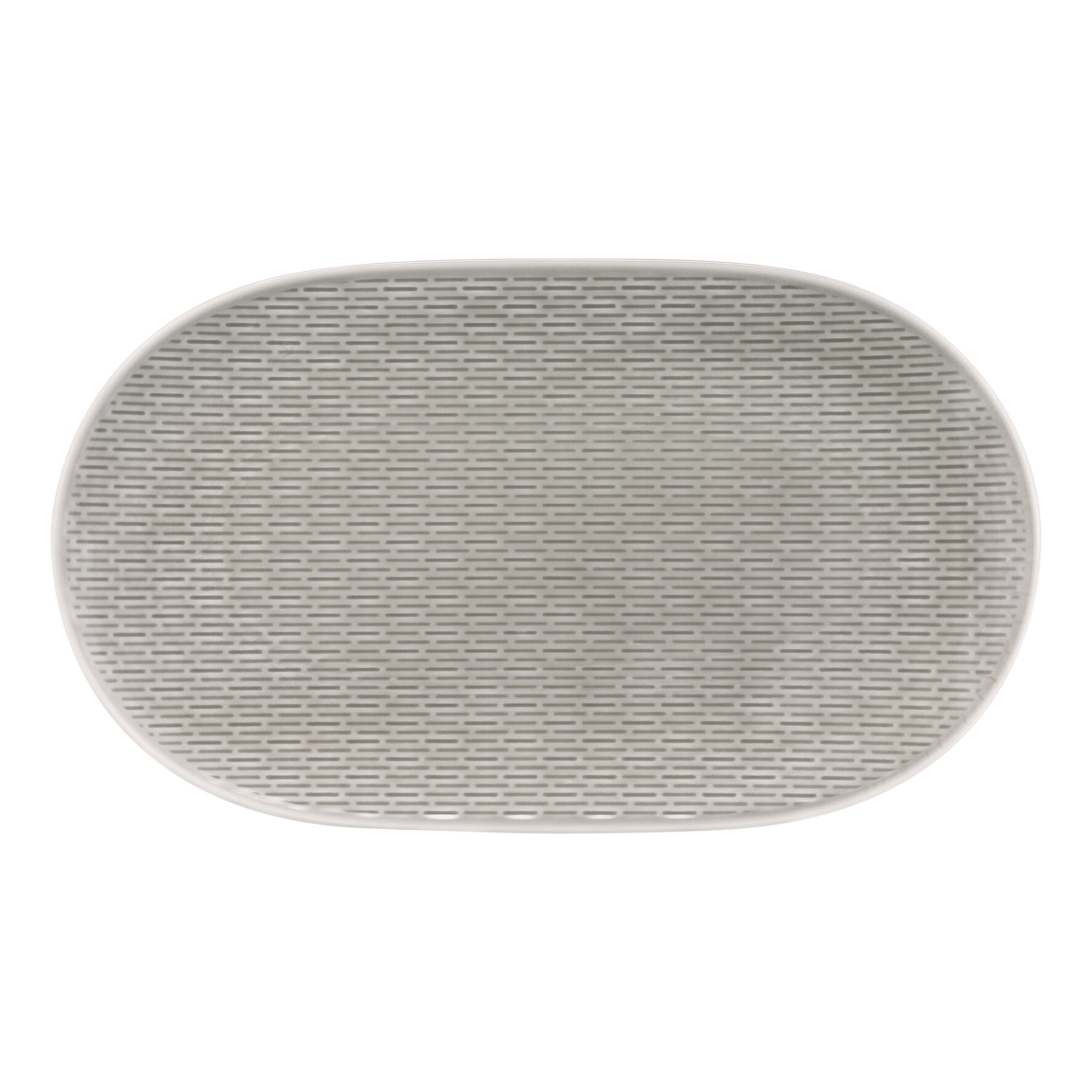 Coupplatte oval 373 x 222 mm / Relief