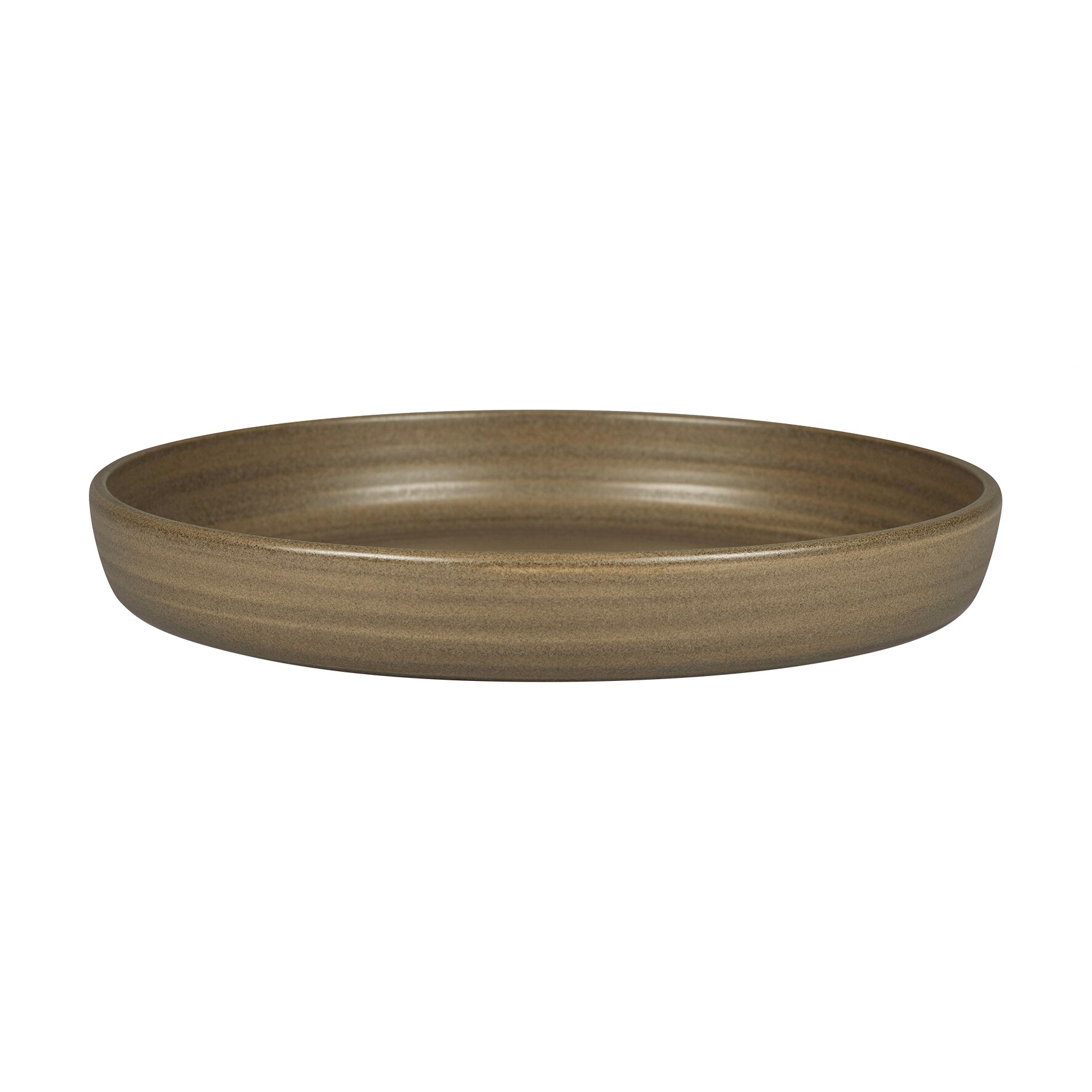 Teller tief rund 278 mm / 1,90 l dark brown Ease Selva