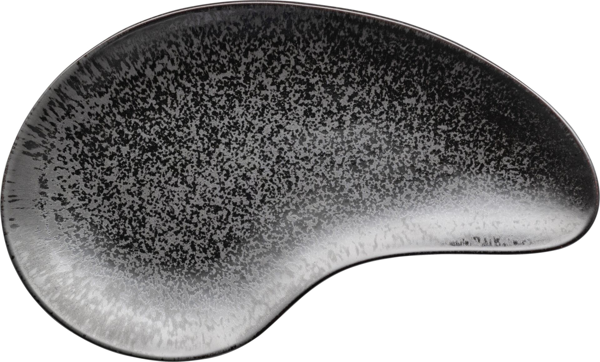 Porzellanserie "Ebony" Platte flach oval 36x21cm