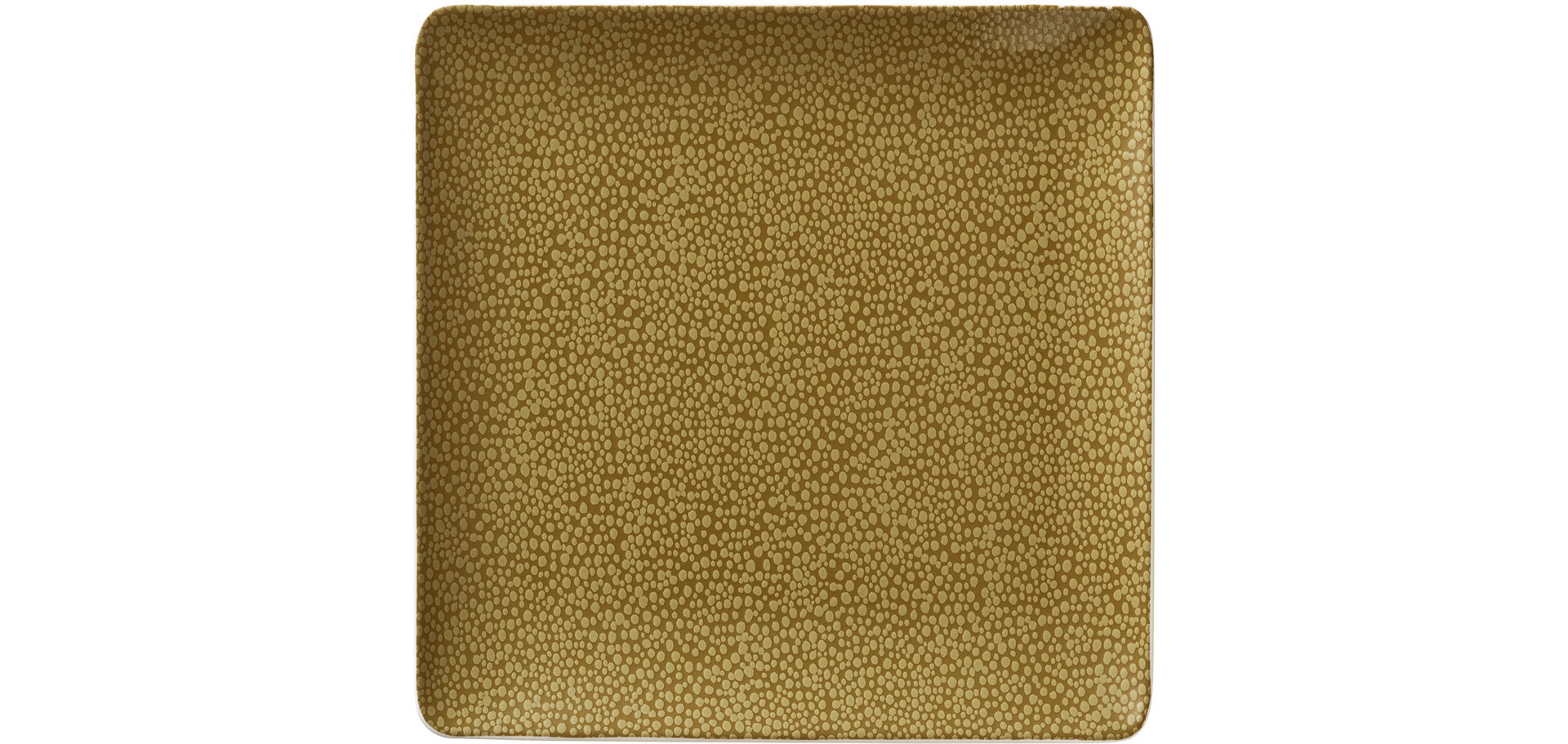 Coupteller flach quadratisch 200 x 200 mm olive