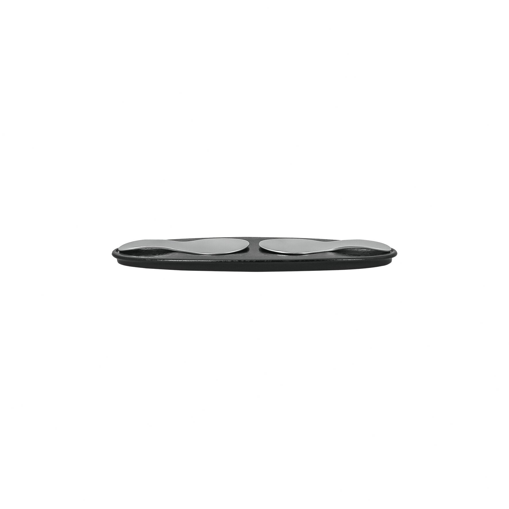 Halter für 2 Löffel picked 250 x 70 mm schwarz