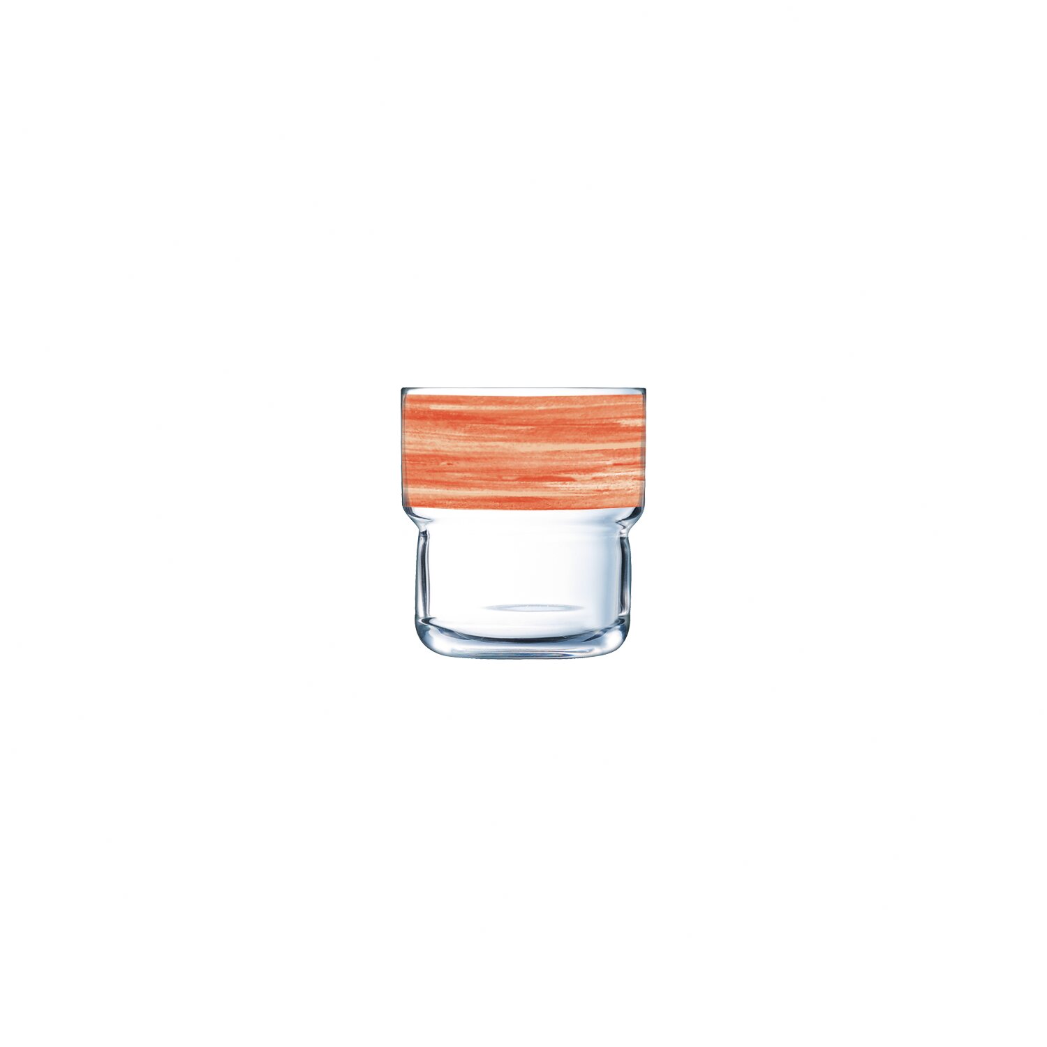 Tumbler Log stapelbar 73 mm / 0,22 l orange Brush Orange