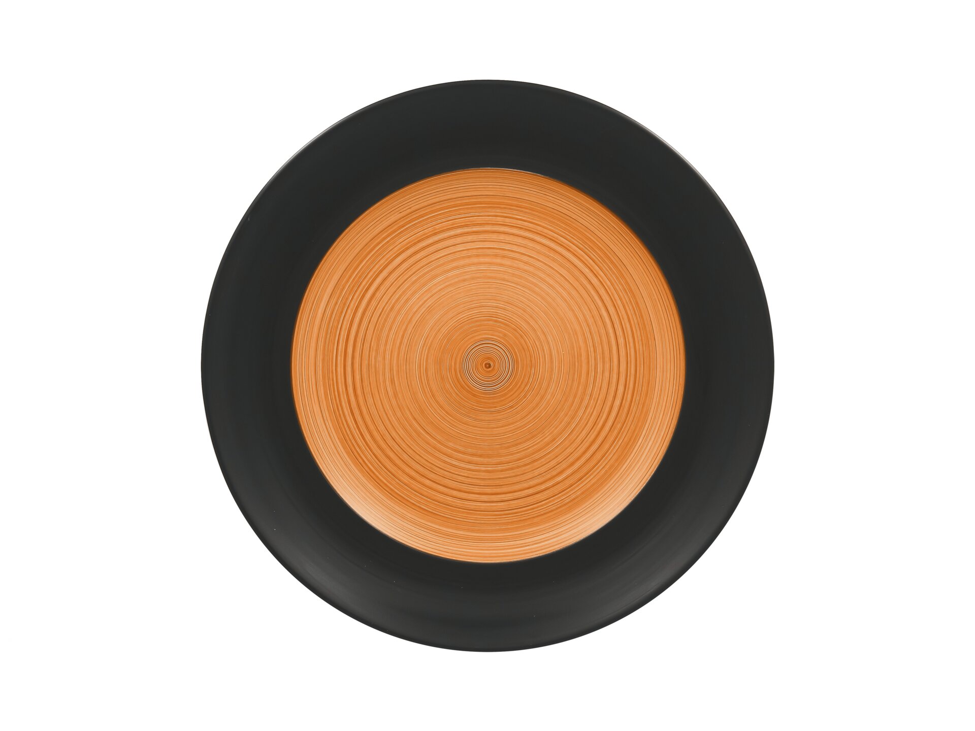 Teller flach rund 310 mm chestnut-brown