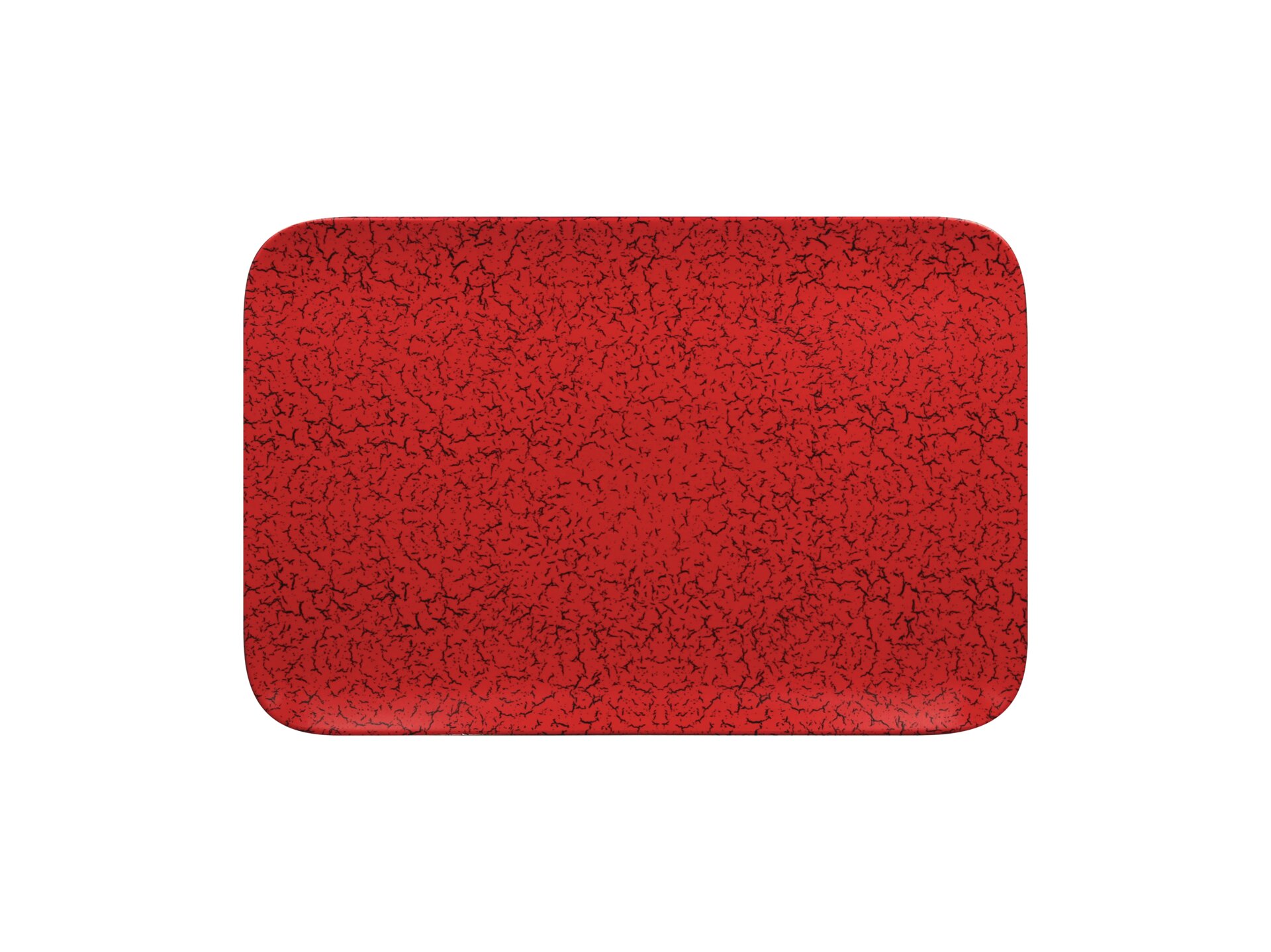 Platte rechteckig 330 x 220 mm rot