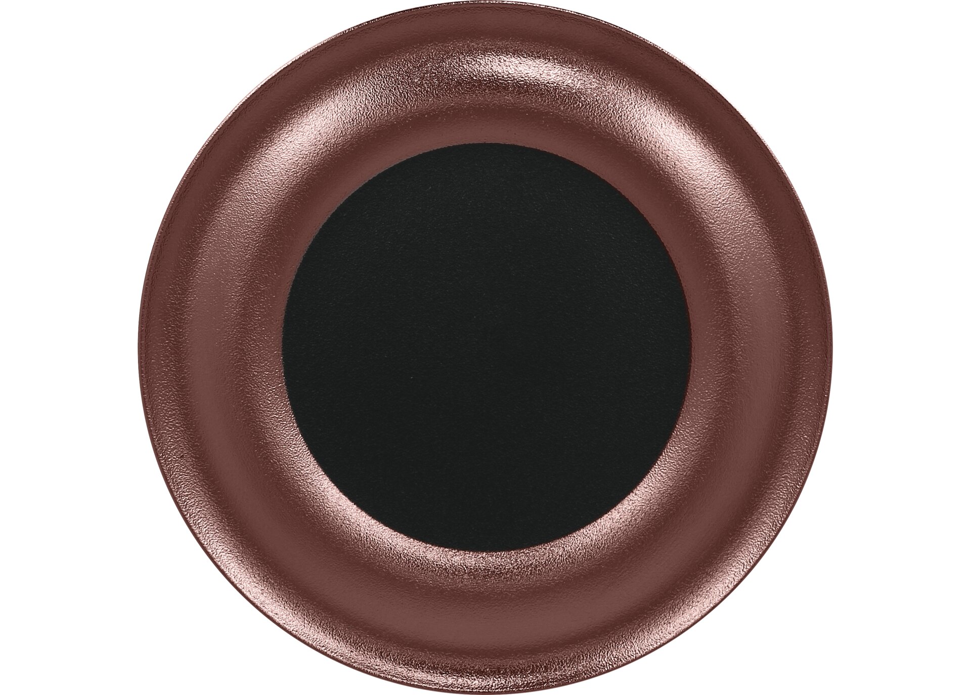 Teller flach 310 mm bronze
