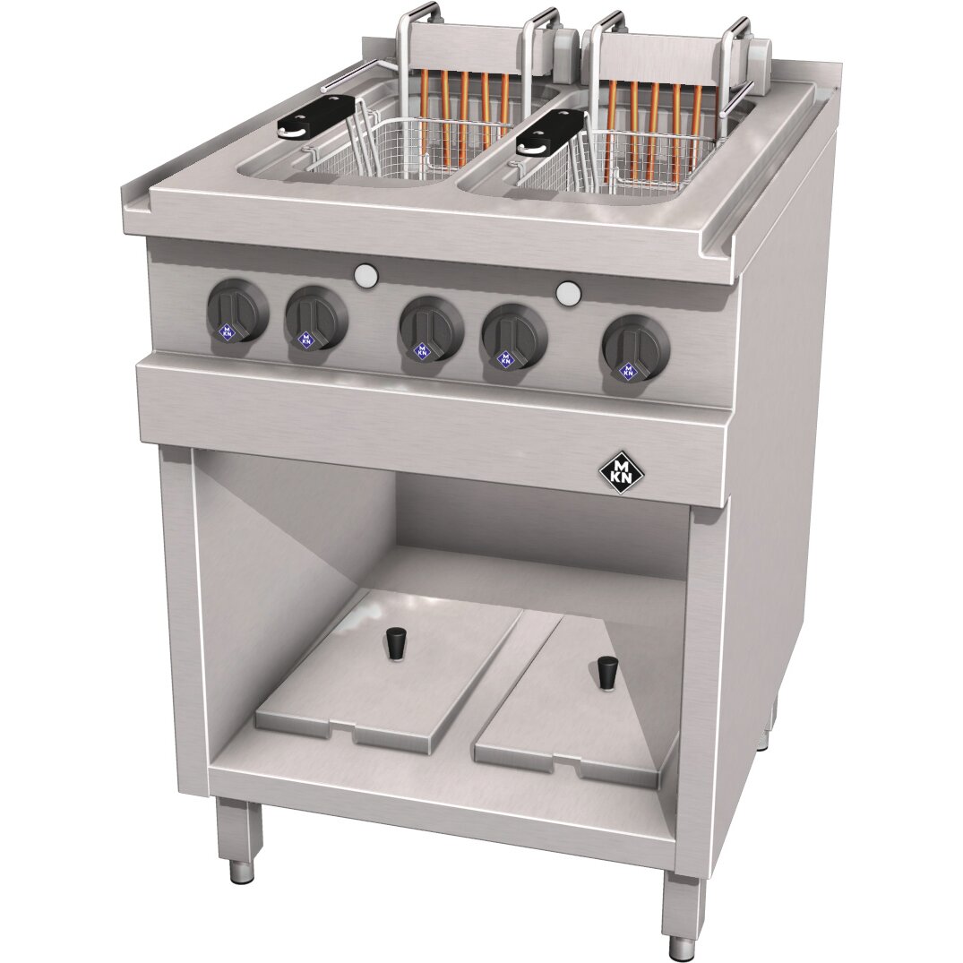 Elektro-Fritteuse 2 x 12,50 l /London II 12,00 kW / 600 x 700 x 700 mm + Zusatz