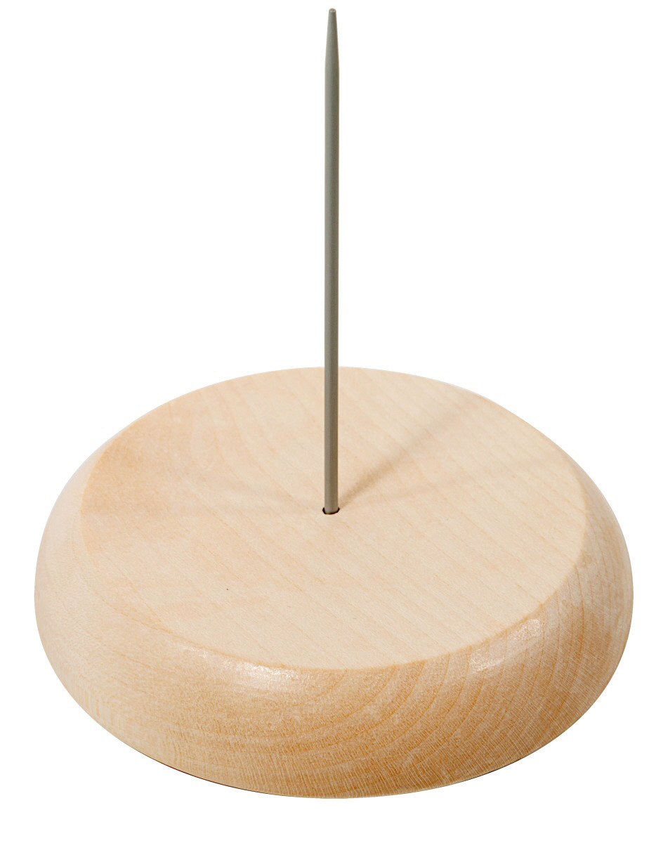 Bonspieß 70 x 60 x 110 mm mit Holzfuß / Drahtanzahl 1