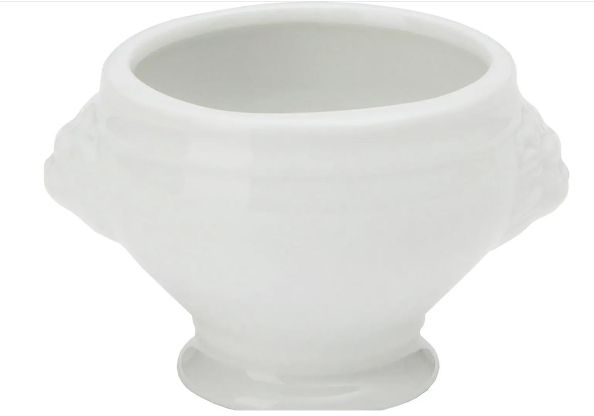 Porzellan Mini Löwenkopfterrine 0,10 ltr