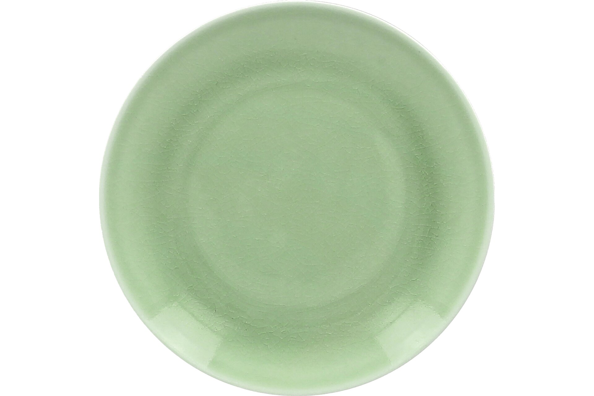 Coupteller flach 240 mm plain-green Vintage