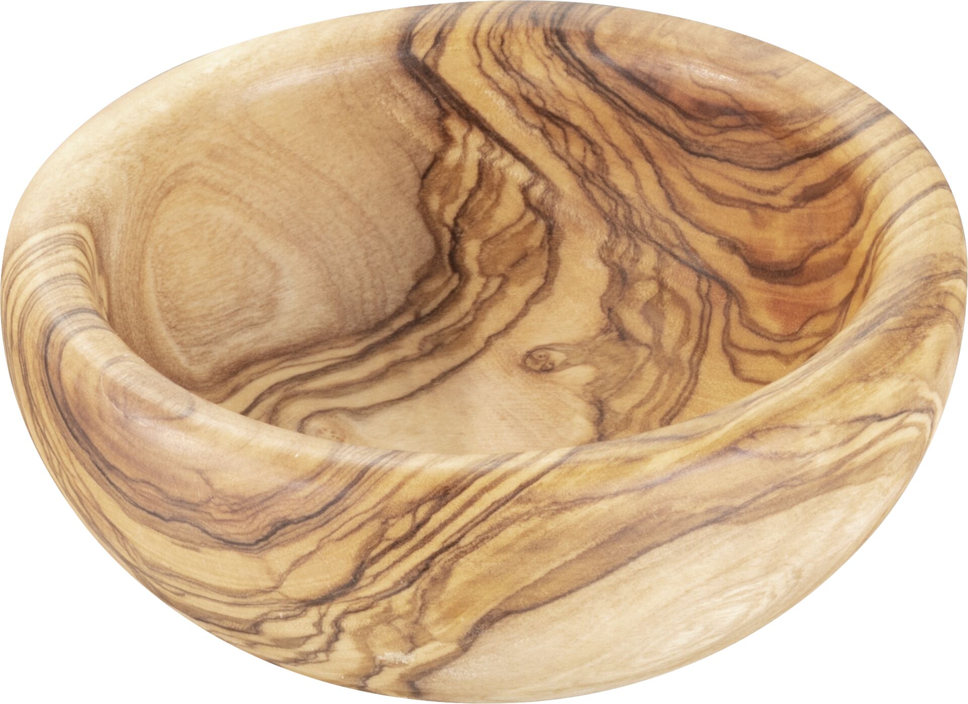 Olivenholzschale, rund 15x6 cm