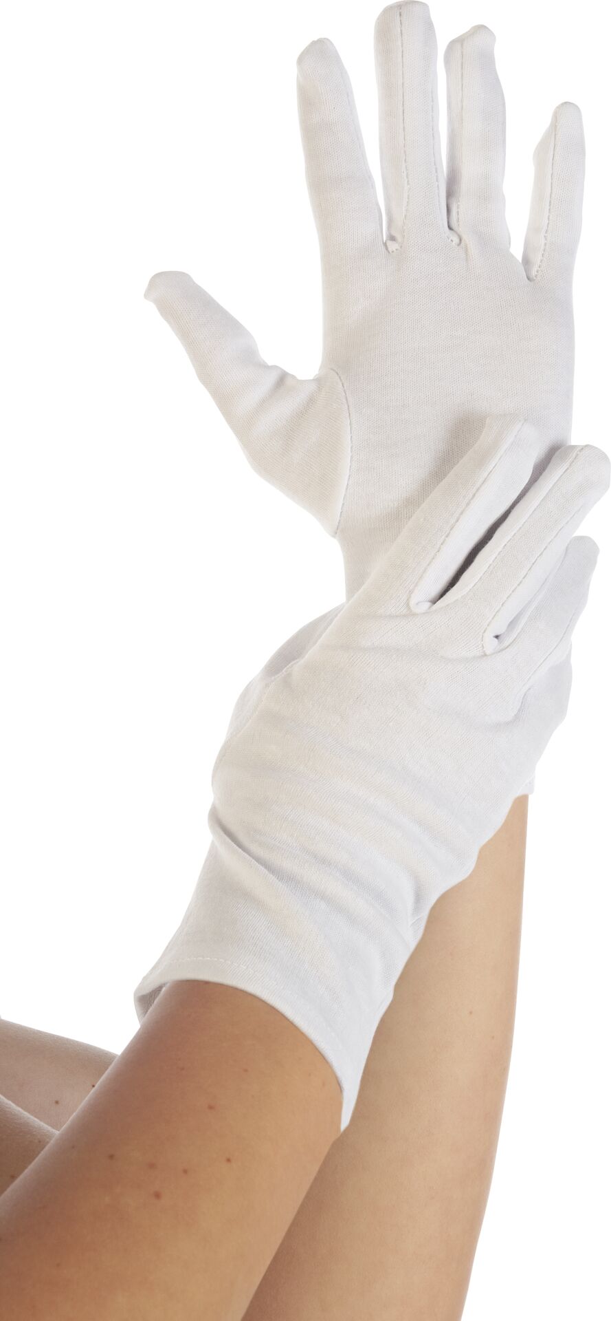 Baumwollhandschuh weiß Größe S