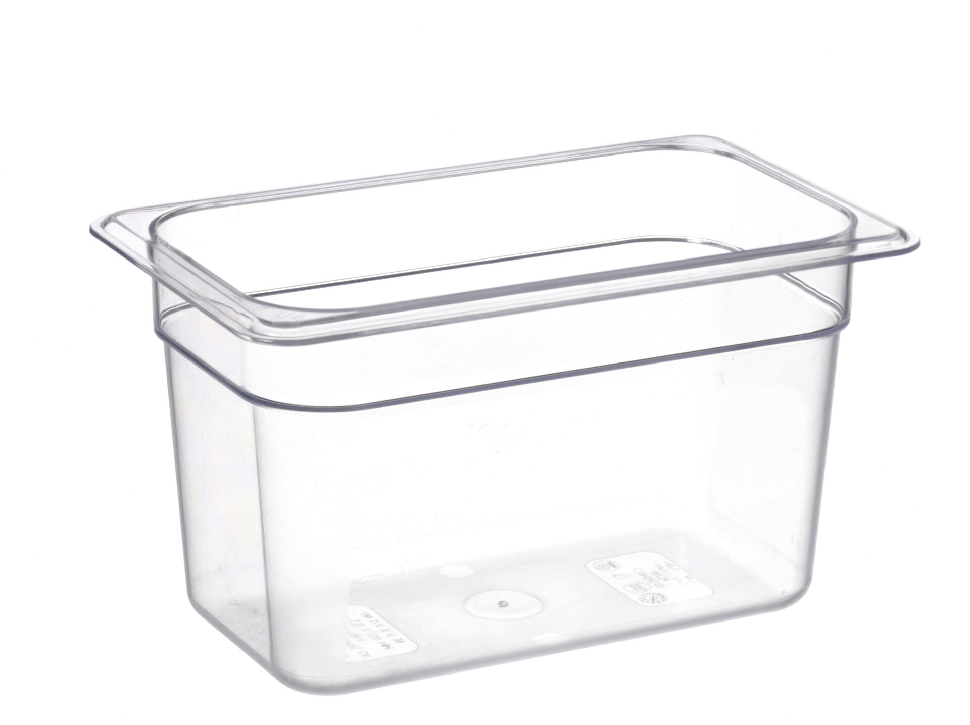 GN-Behälter GN 1/4 265 x 162 x 150 mm Polycarbonat transparent