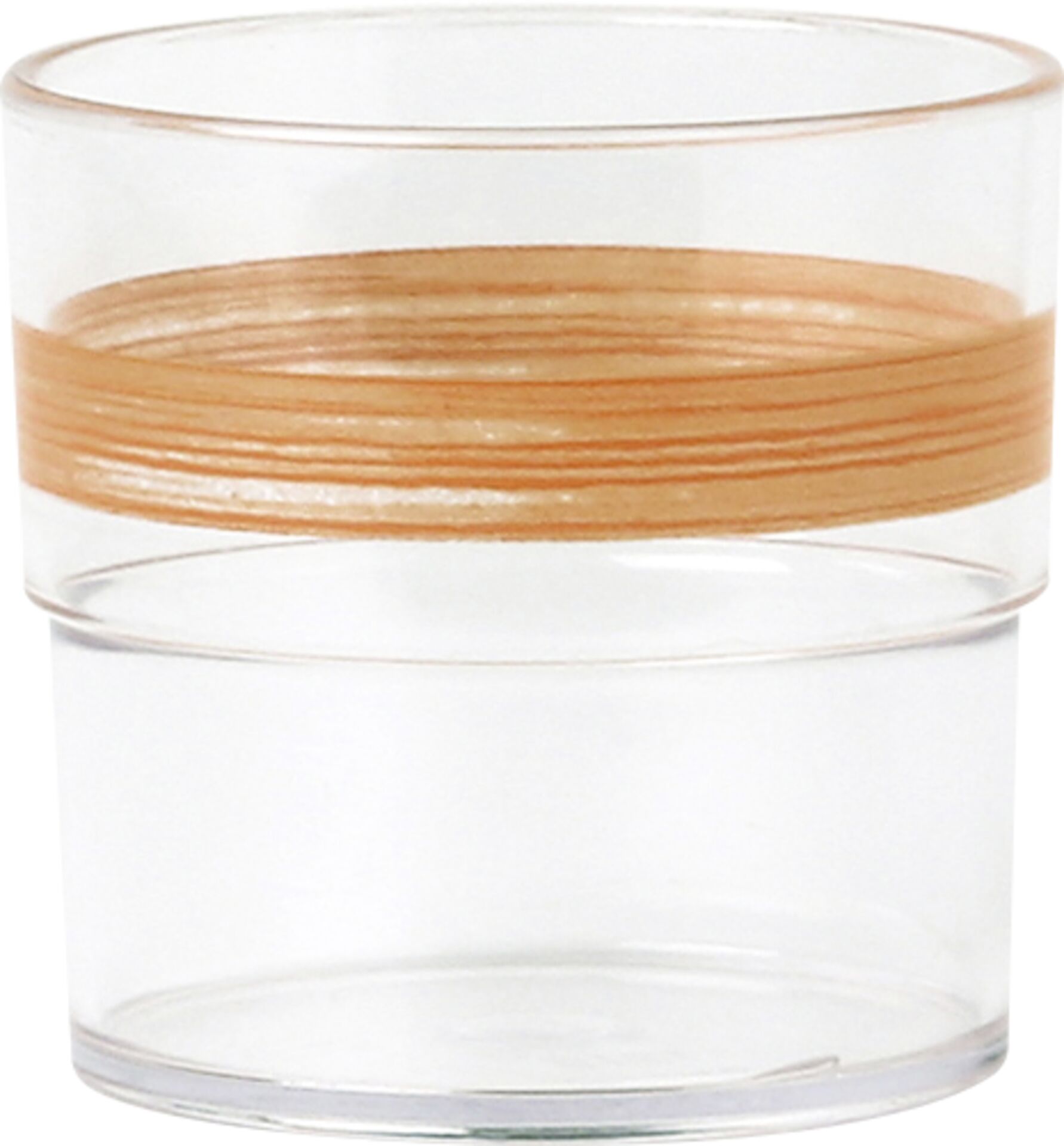 Trinkbecher "Colour" klar / orange